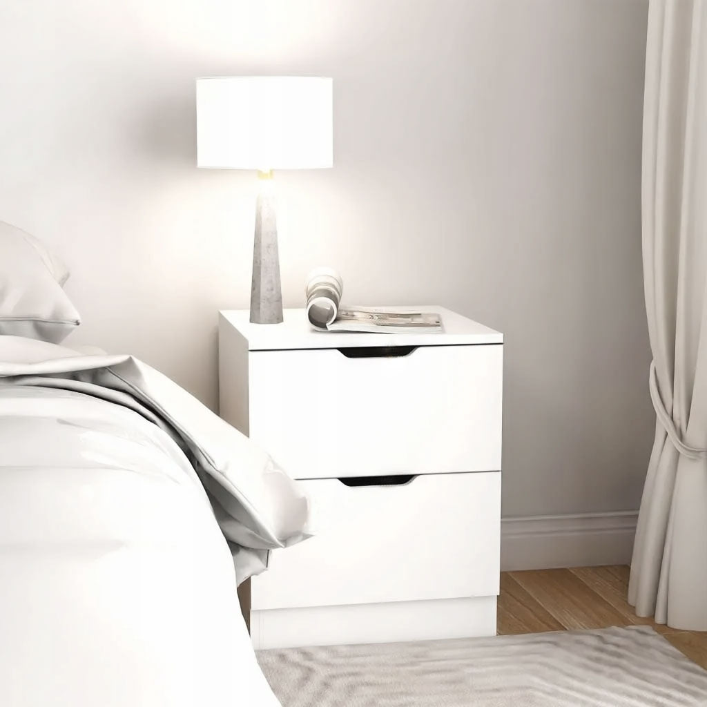 Bedside table with 2 drawers ModernHome