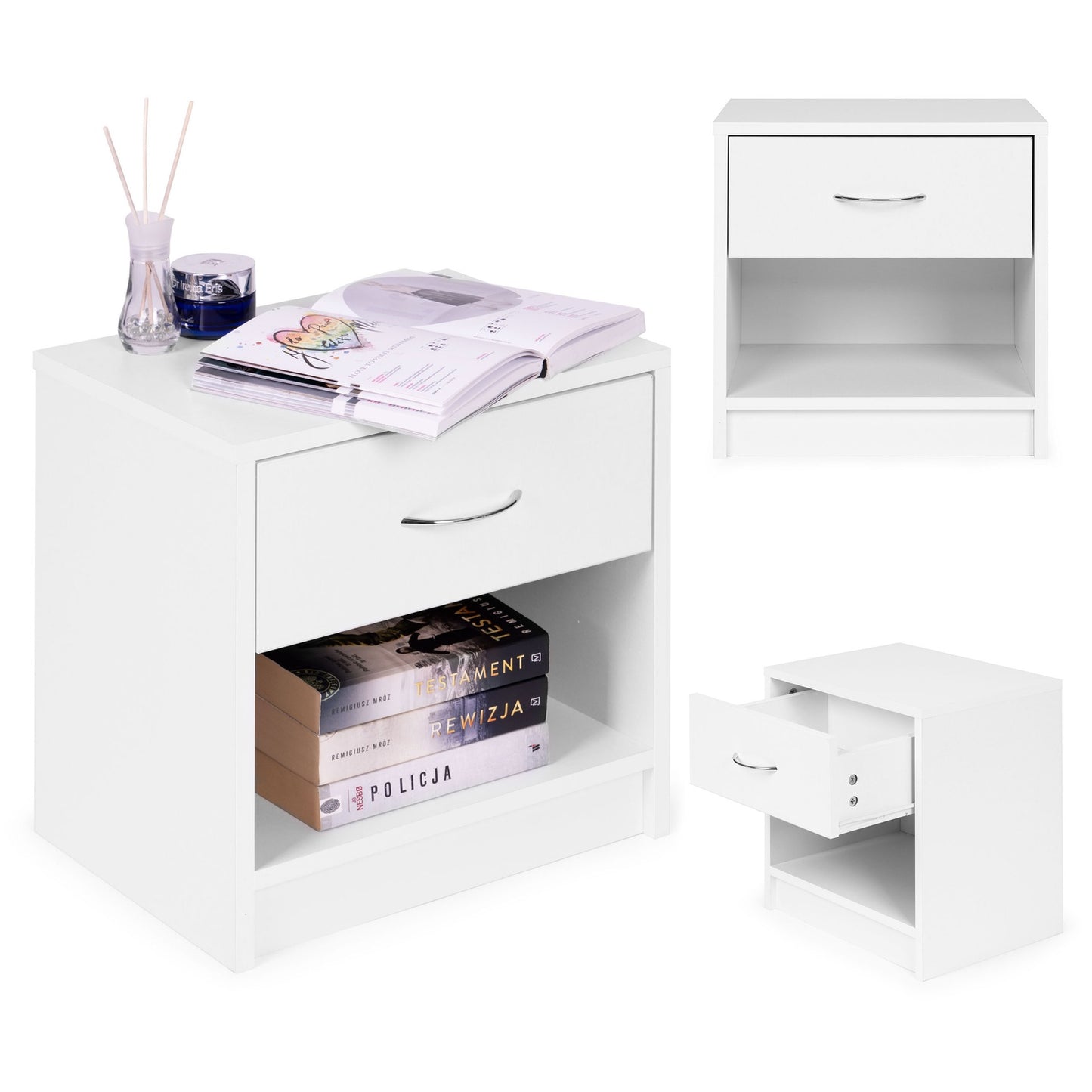 Bedside table with drawer ModernHome