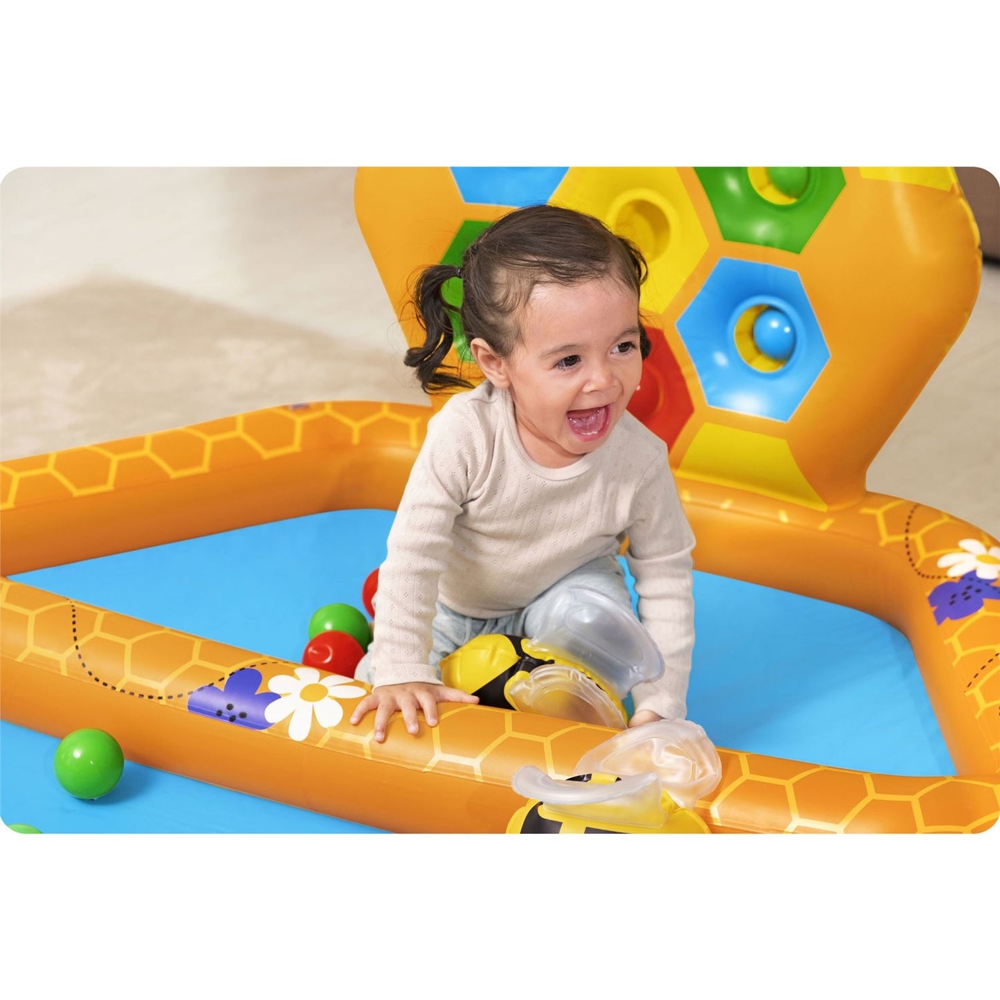Bees inflatable playground 127 x 119 x 61 cm Bestway 52639