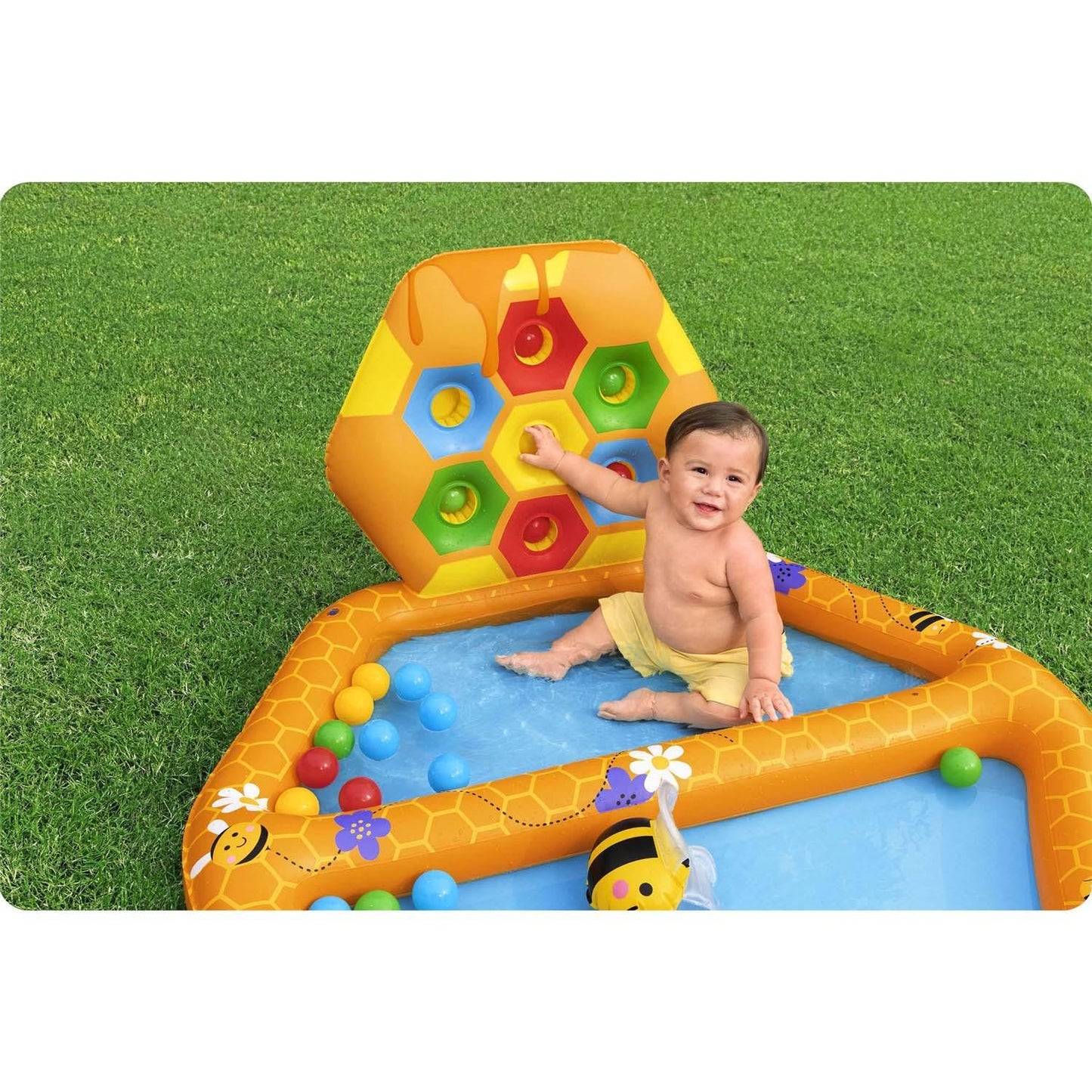 Bees inflatable playground 127 x 119 x 61 cm Bestway 52639