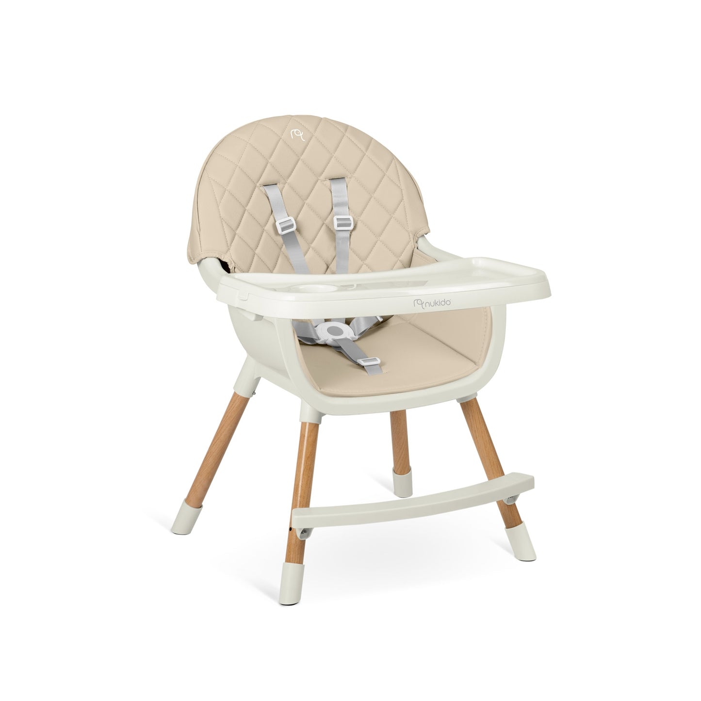 Beige Dining Chair for Children Nukido Lilo