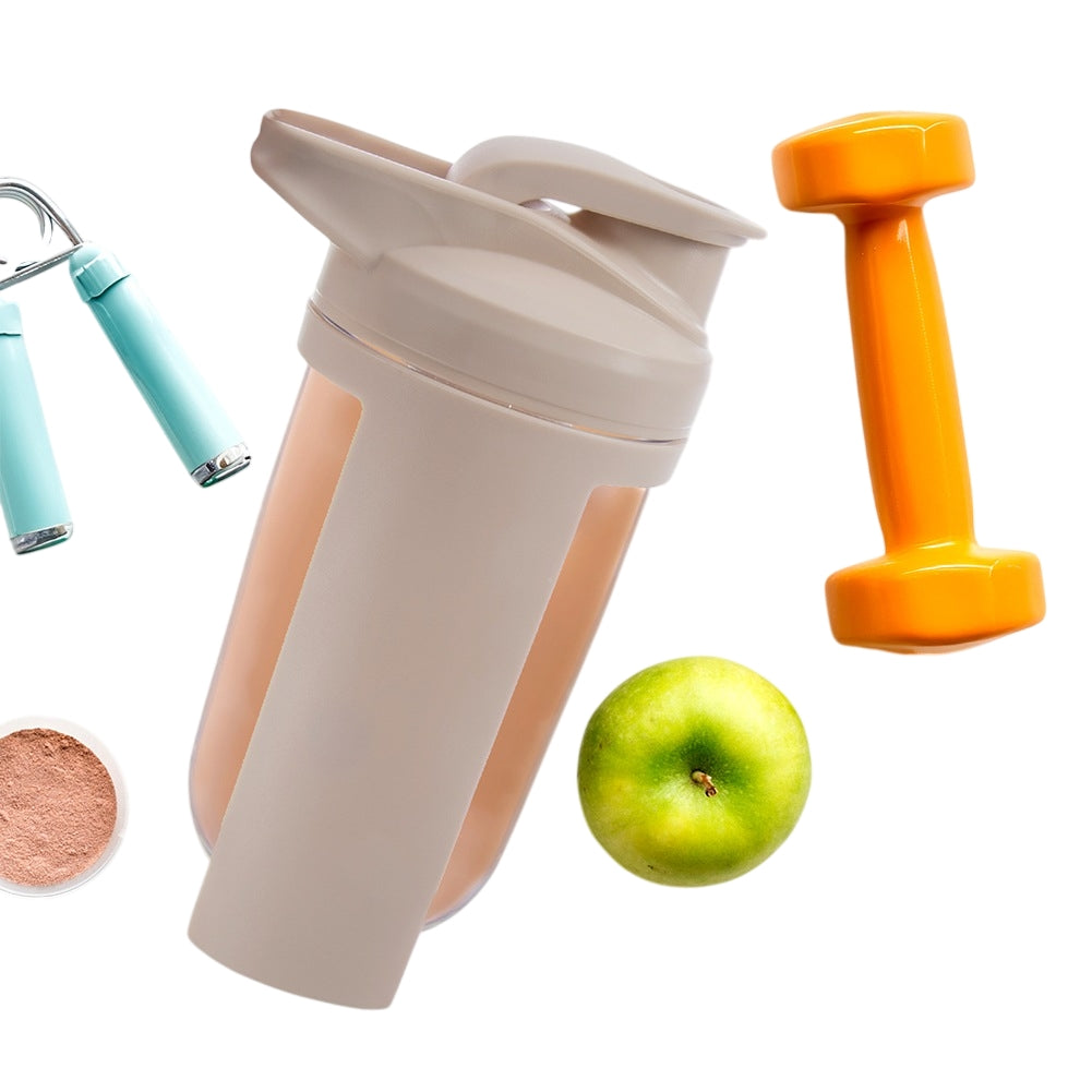 Beige Tritan Shaker Bottle, Leakproof, 700ml