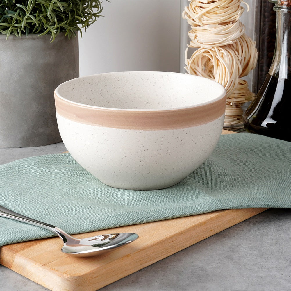 Beige ceramic bowl ARTHENA BEIGE 14.5 cm, 720 ml
