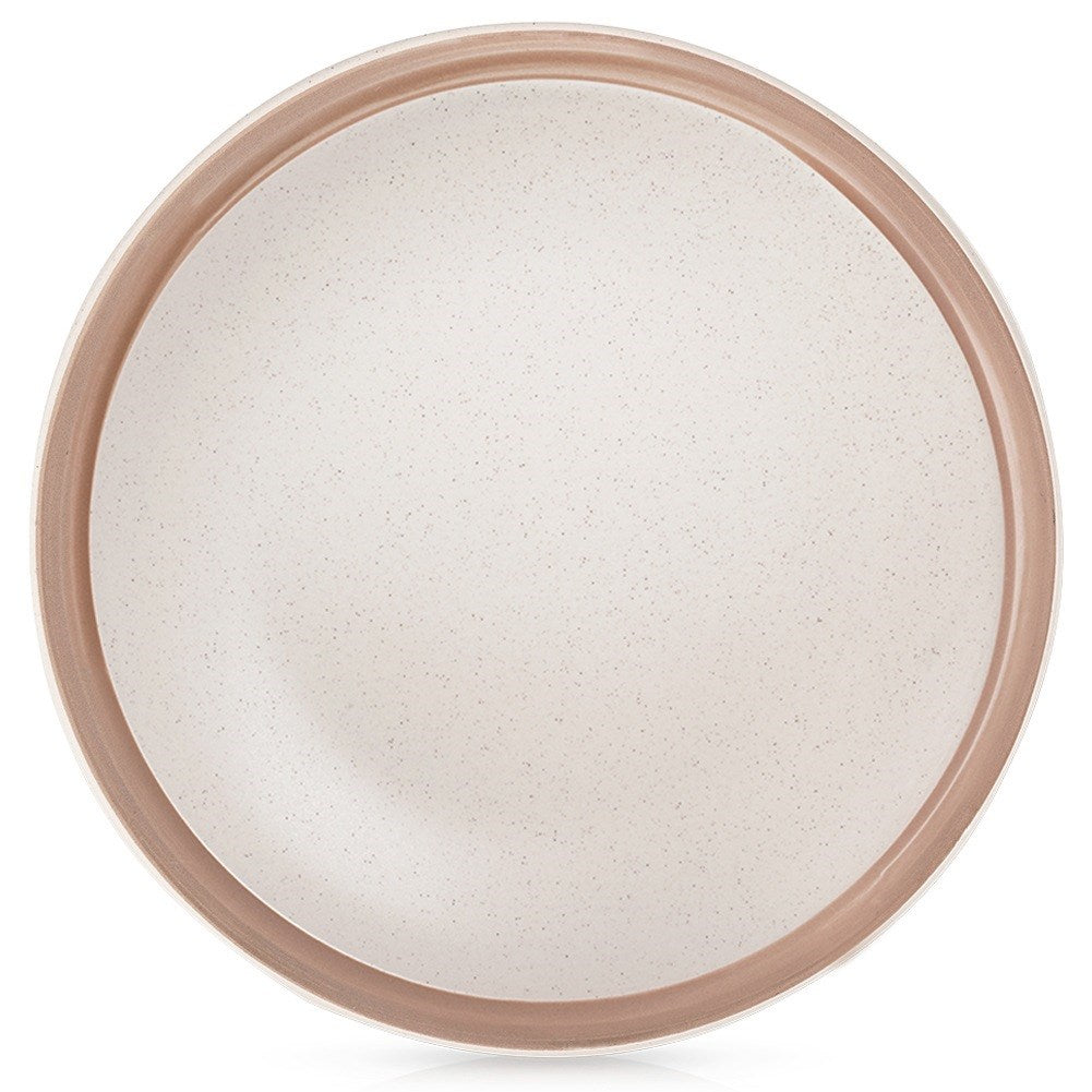 Beige ceramic dessert plate ARTHENA BEIGE 20.5 cm
