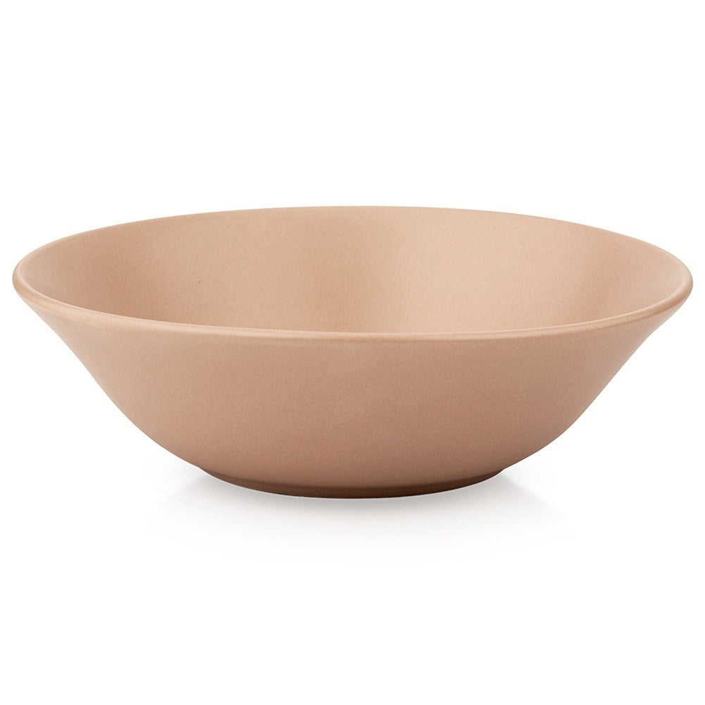 Beige ceramic salad bowl SOHO 23.5 cm, 1.1 l