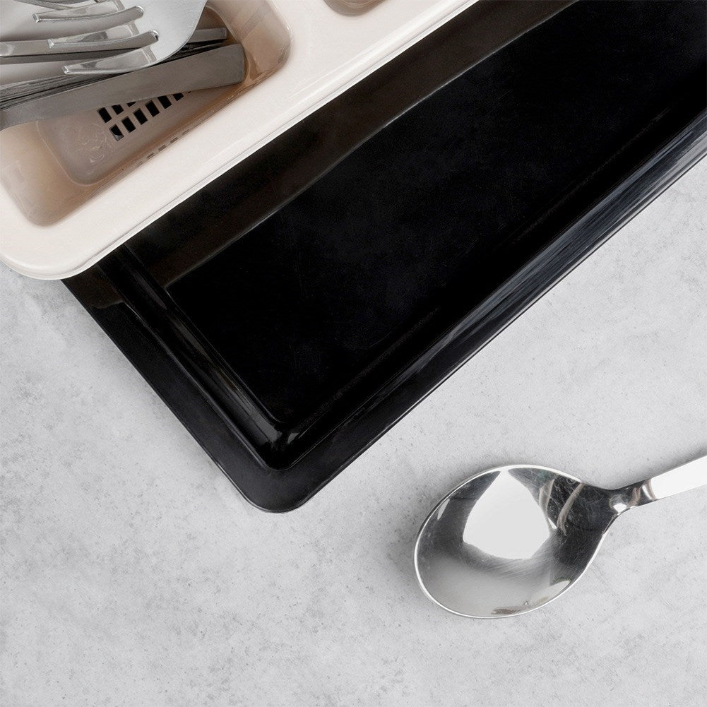 Beige dish rack MISTY 45x37x8 cm