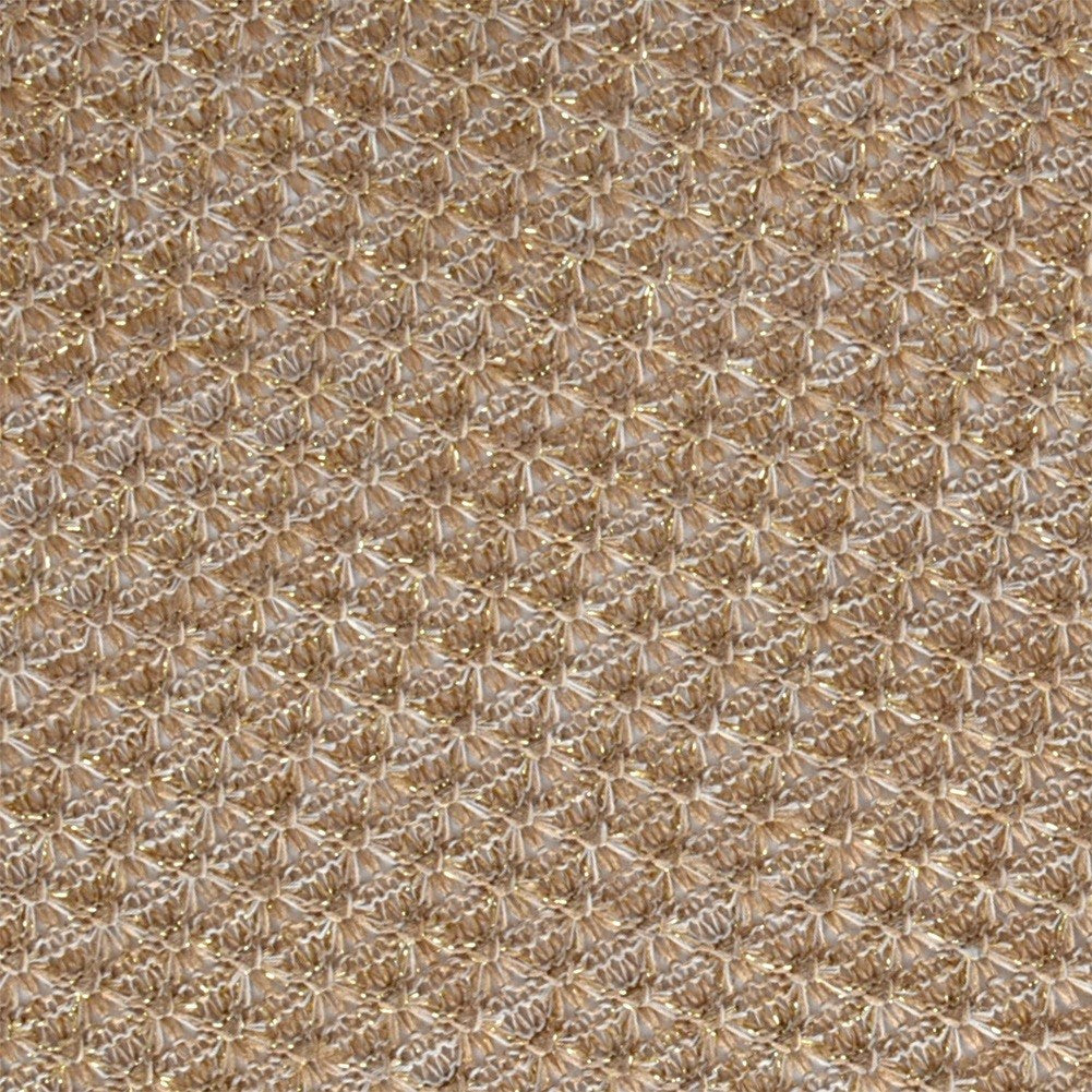 Beige gold table mat 38 cm