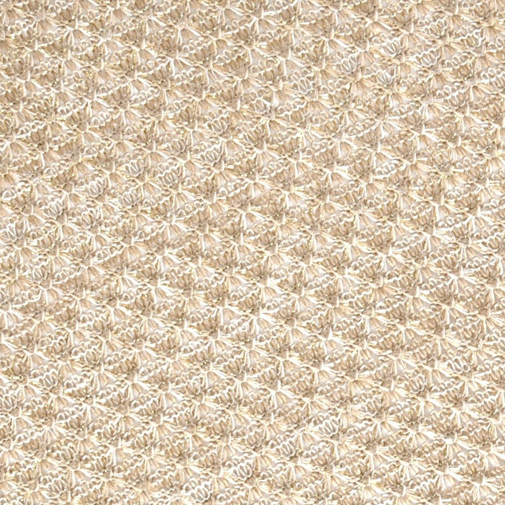 Beige gold table mat 45x30 cm