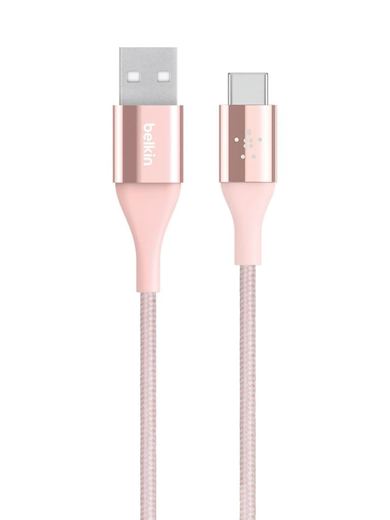 Belkin Duratek Plus USB-A to USB-C, 1.2m - Rose Gold