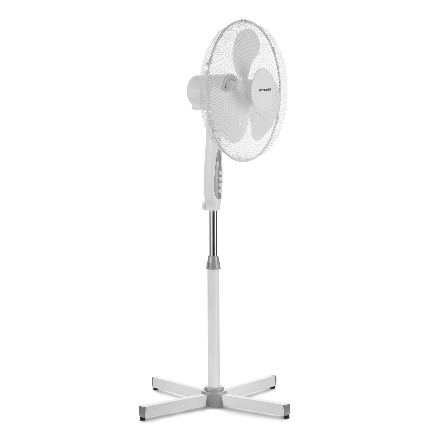 Berdsen 355000 white and gray floor fan