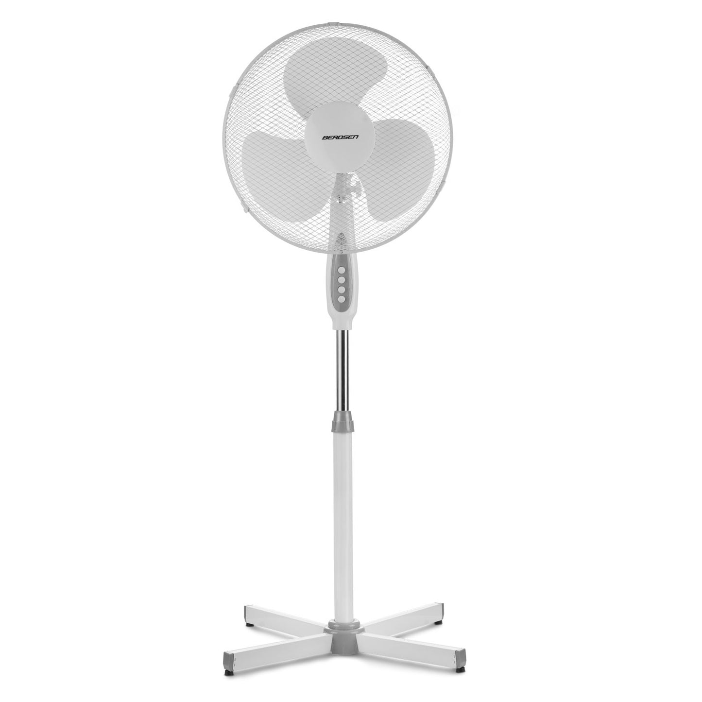 Berdsen 355000 white and gray floor fan