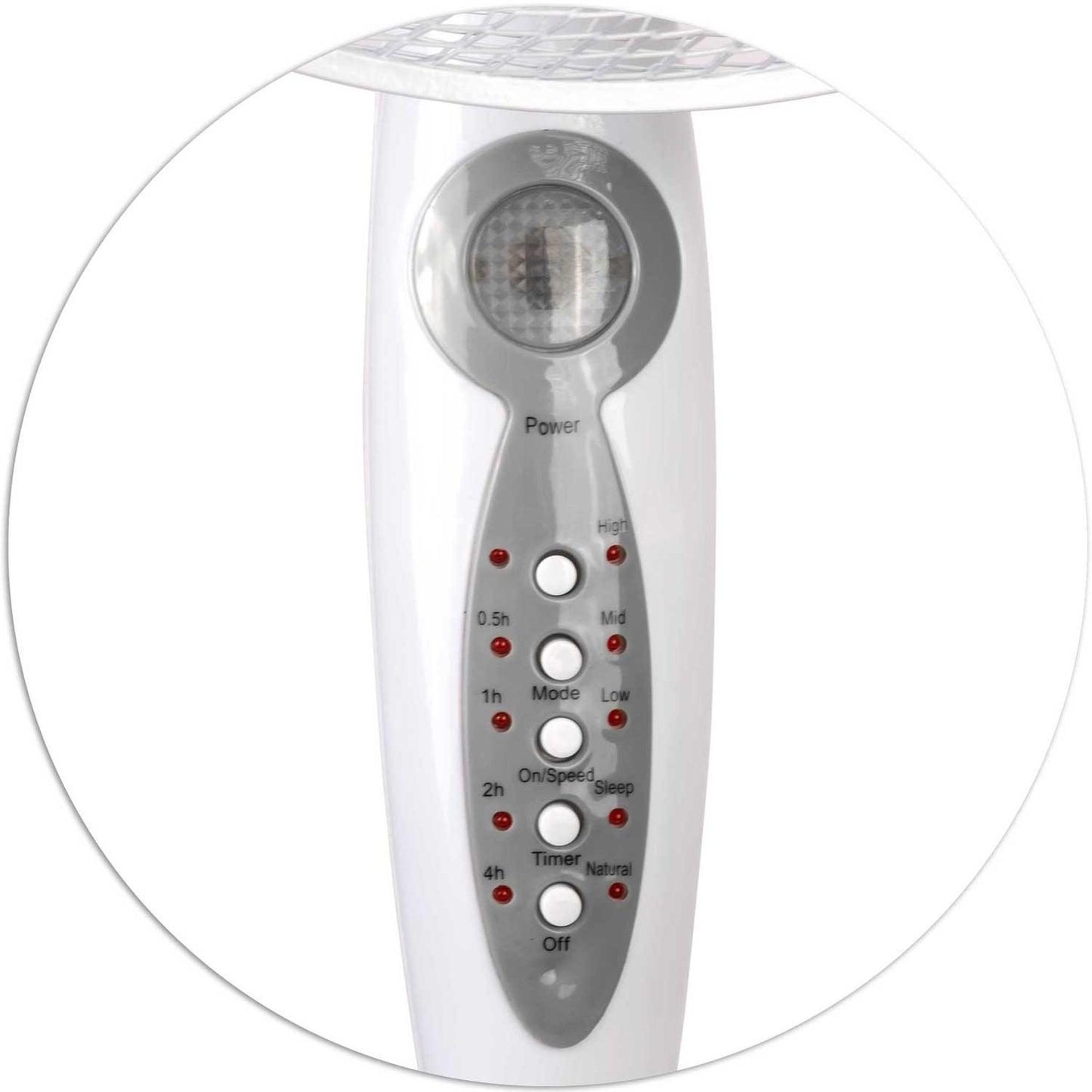 Berdsen 355100 white-gray floor fan