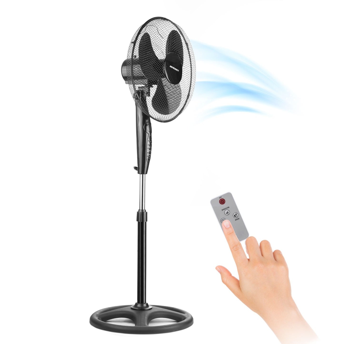 Berdsen 355110 black floor fan