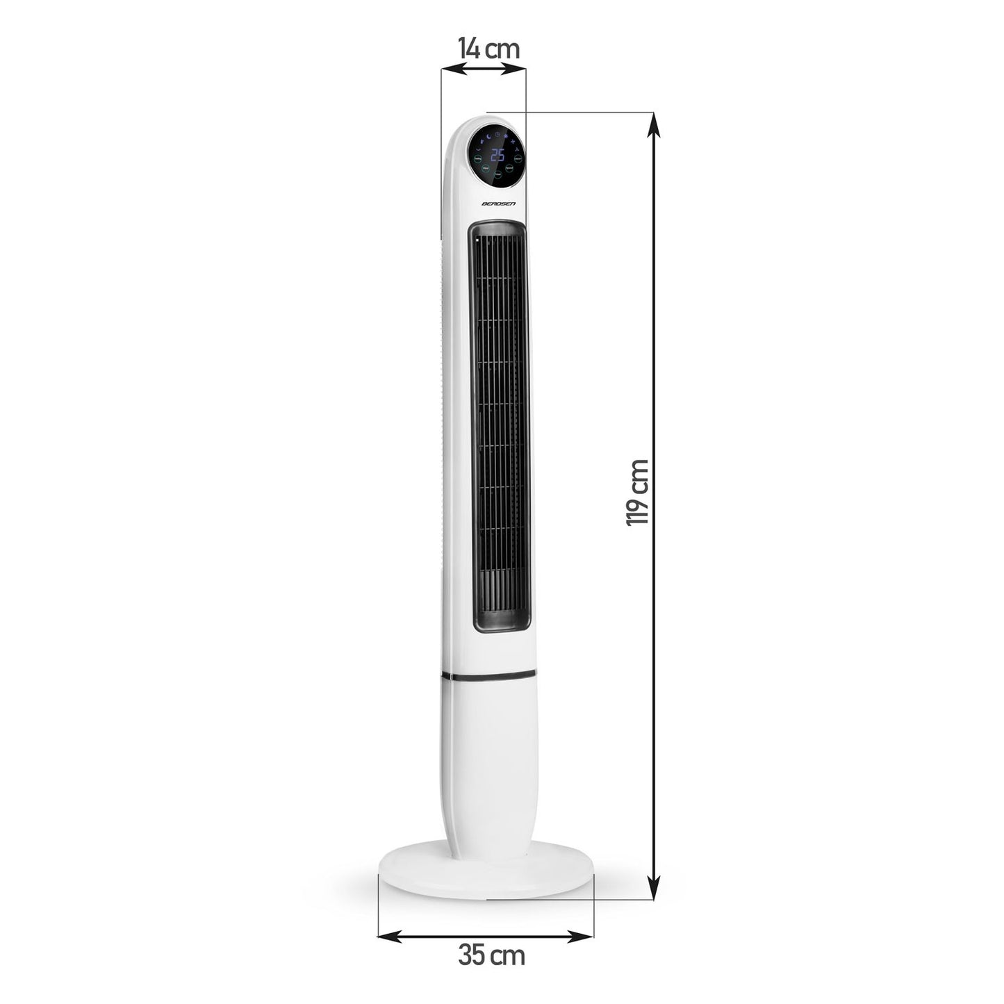 Berdsen 355200 white column fan