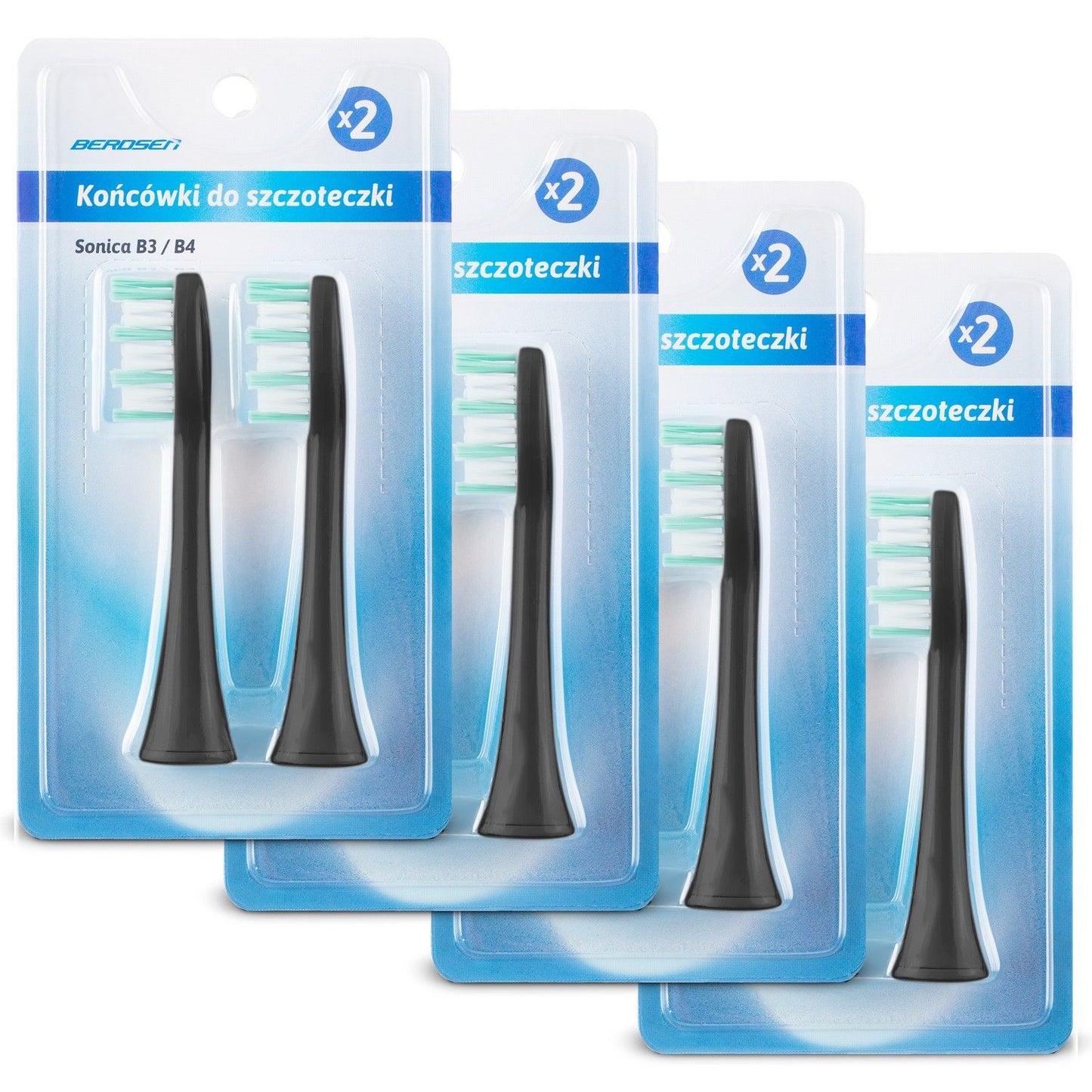 Berdsen B3 sonic toothbrush heads 8 pcs
