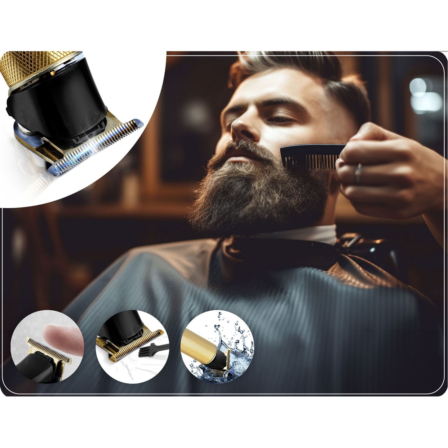 Berdsen BD-260 gold hair clipper