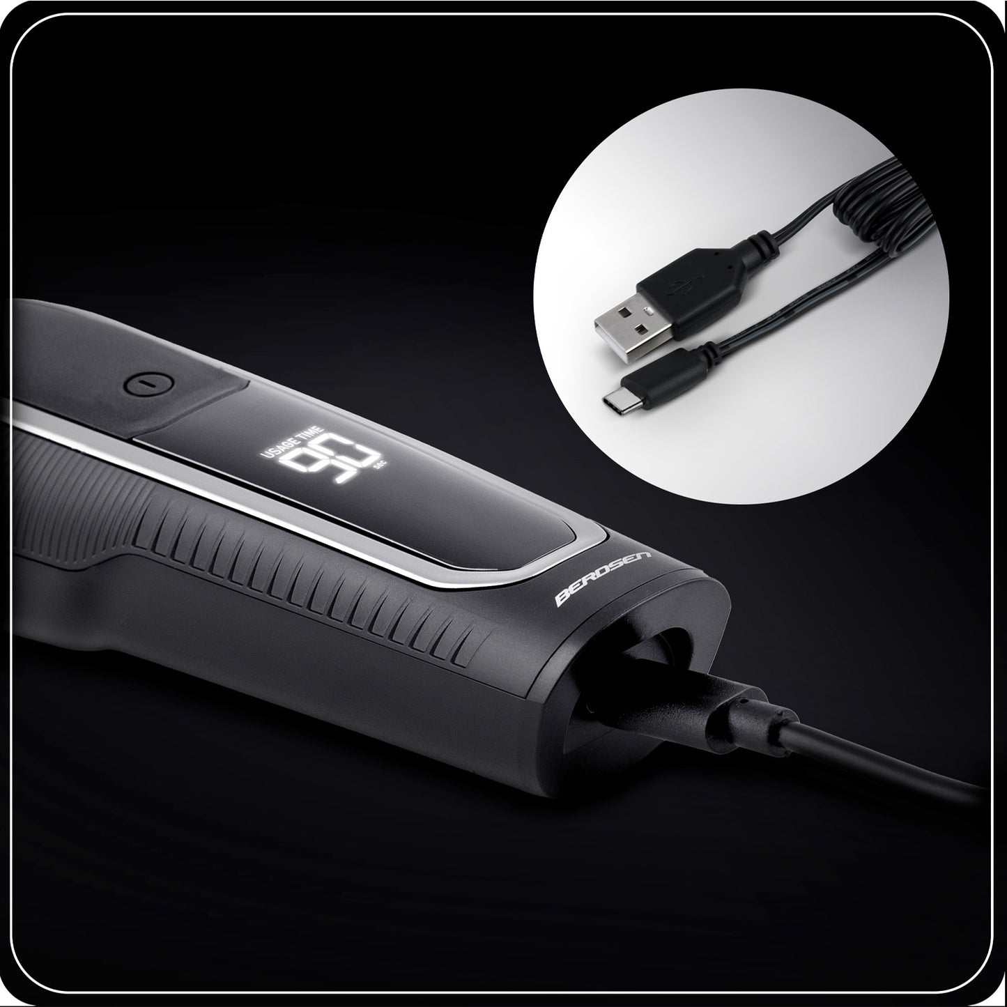 Berdsen BD-262 hair clipper, black
