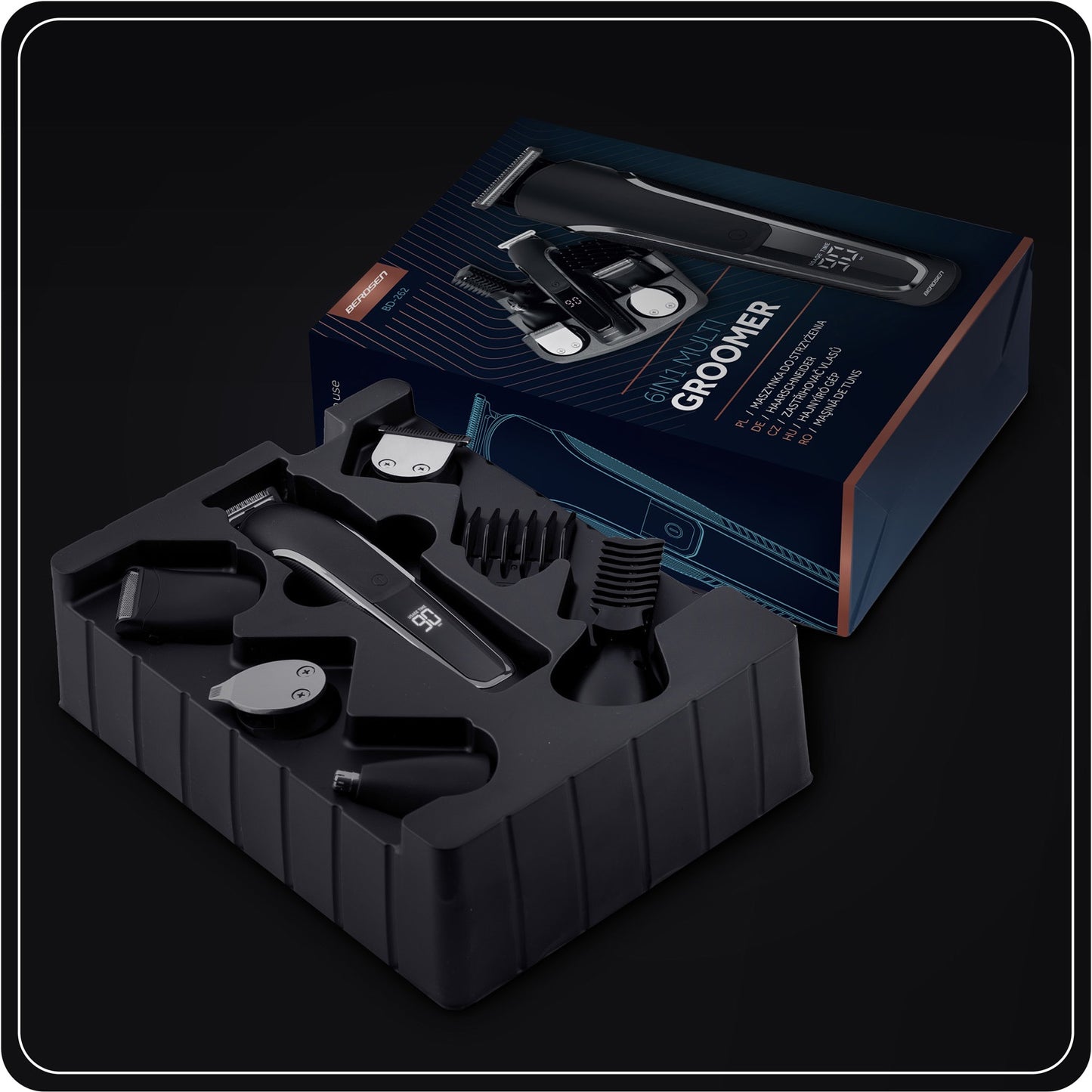 Berdsen BD-262 hair clipper, black