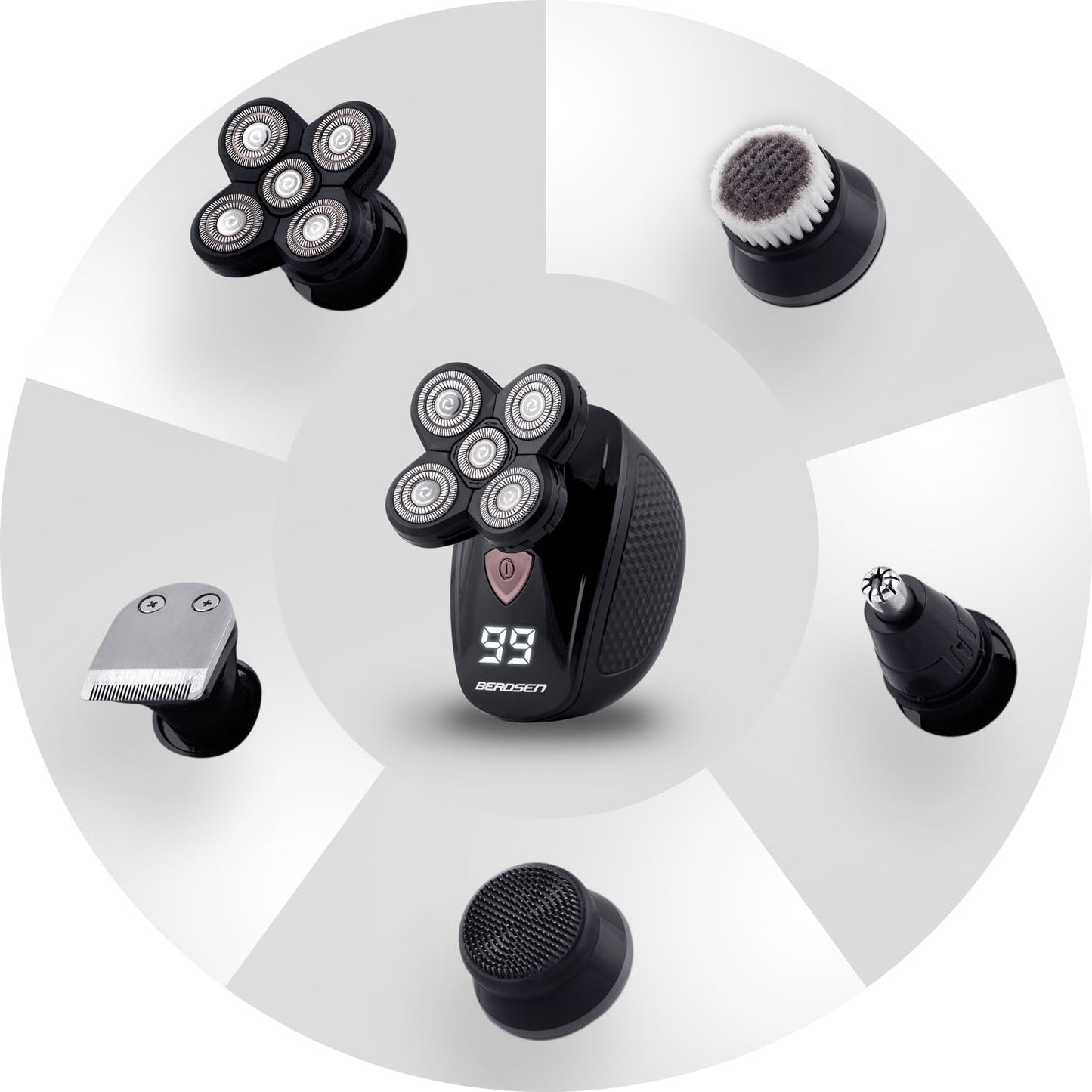 Berdsen BD-265 electric shaver, black