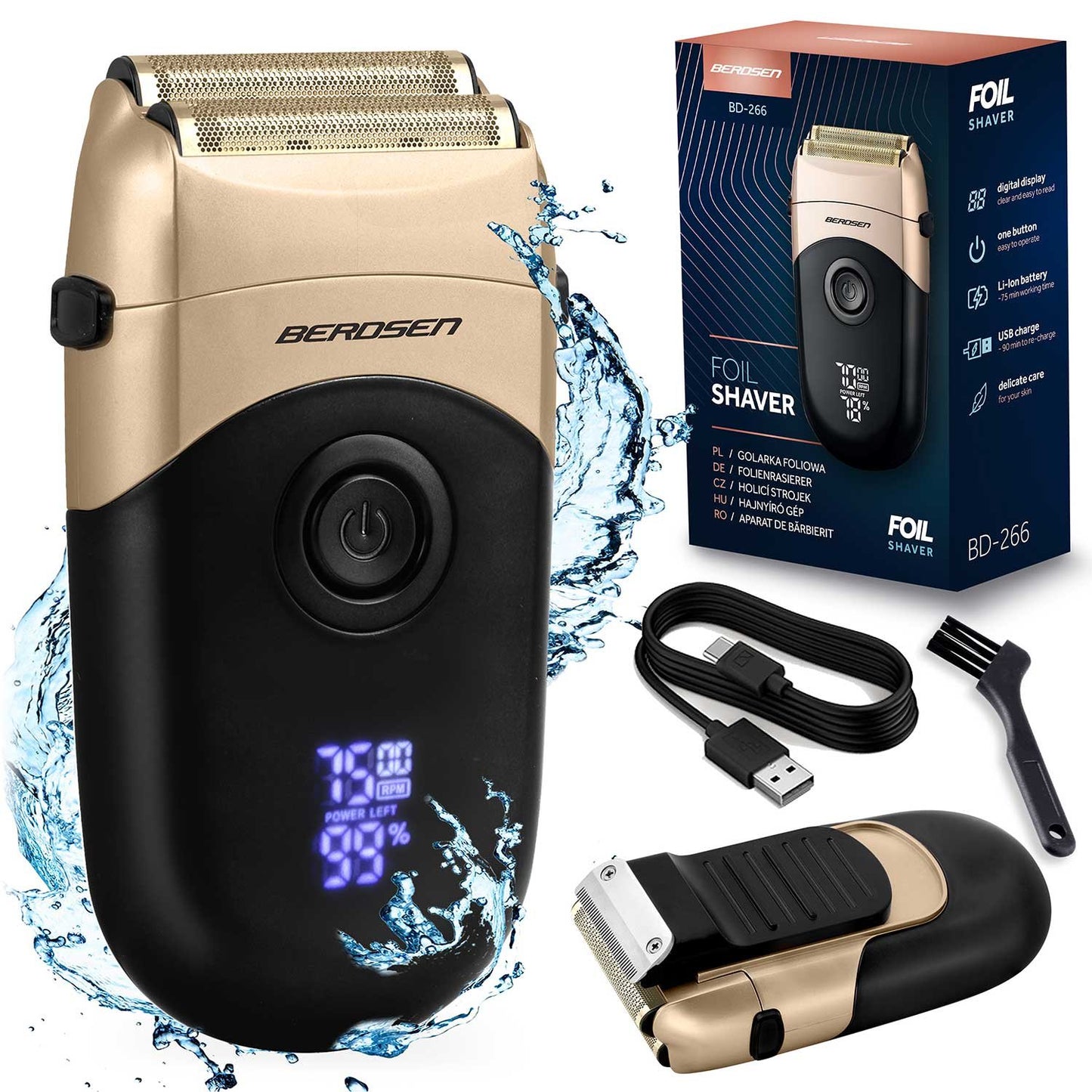 Berdsen BD-266 foil machine, black and gold