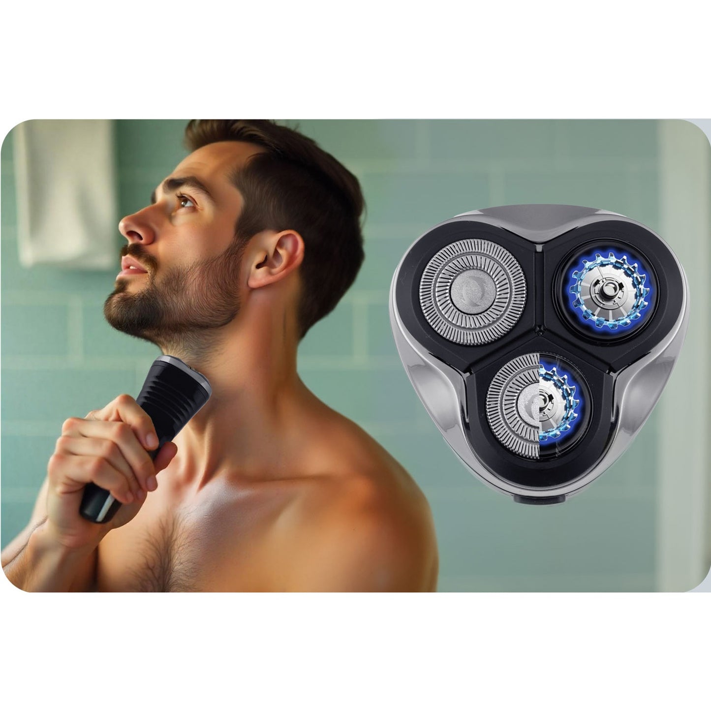 Berdsen BD-268 electric shaver, black