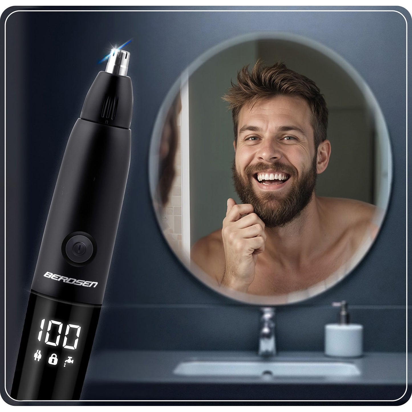 Berdsen BD-269 nose and ear trimmer, black