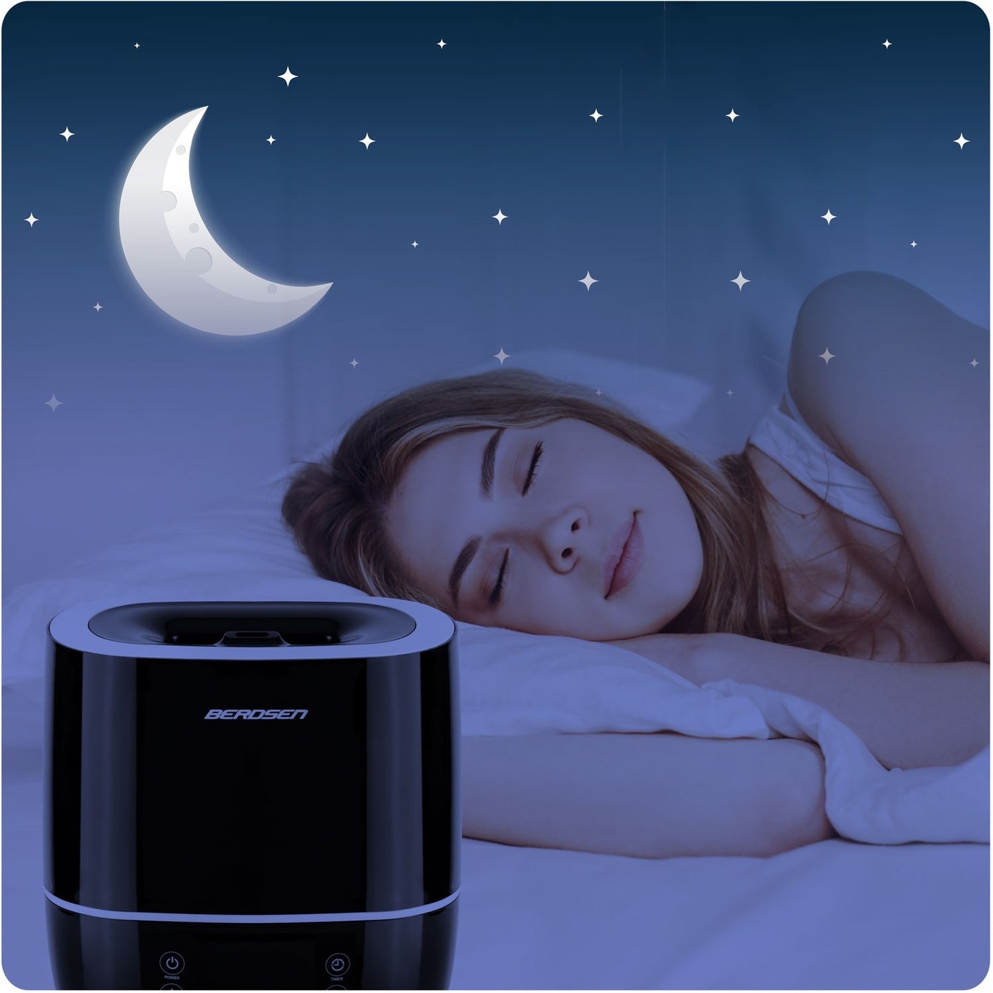 Berdsen BD-500 black air humidifier