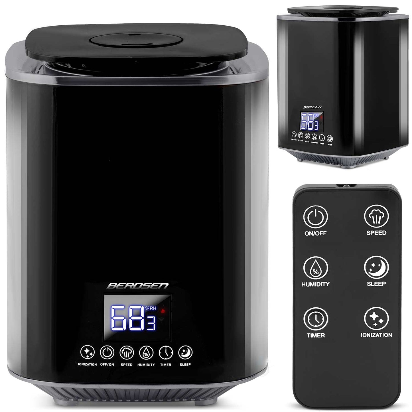 Berdsen BD-502 black air humidifier