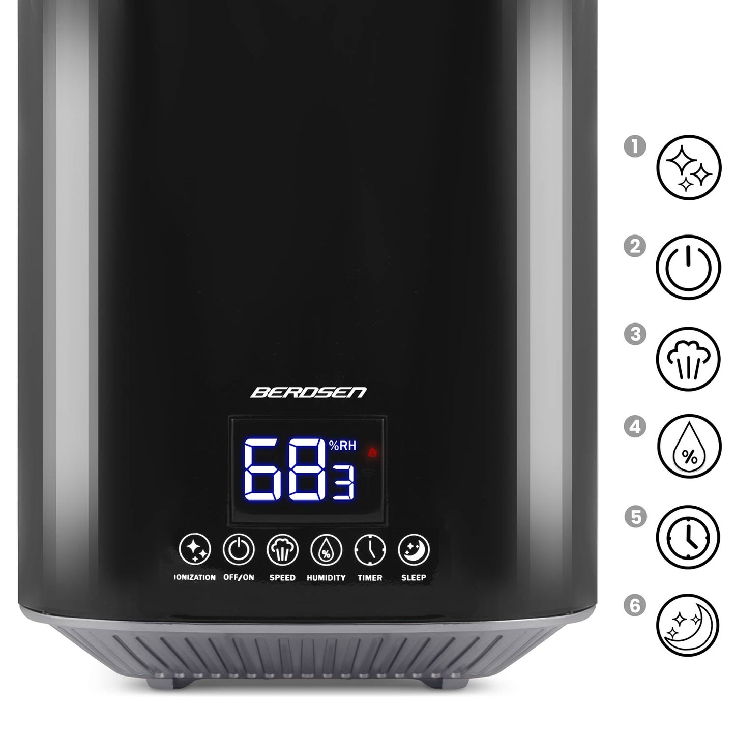 Berdsen BD-502 black air humidifier