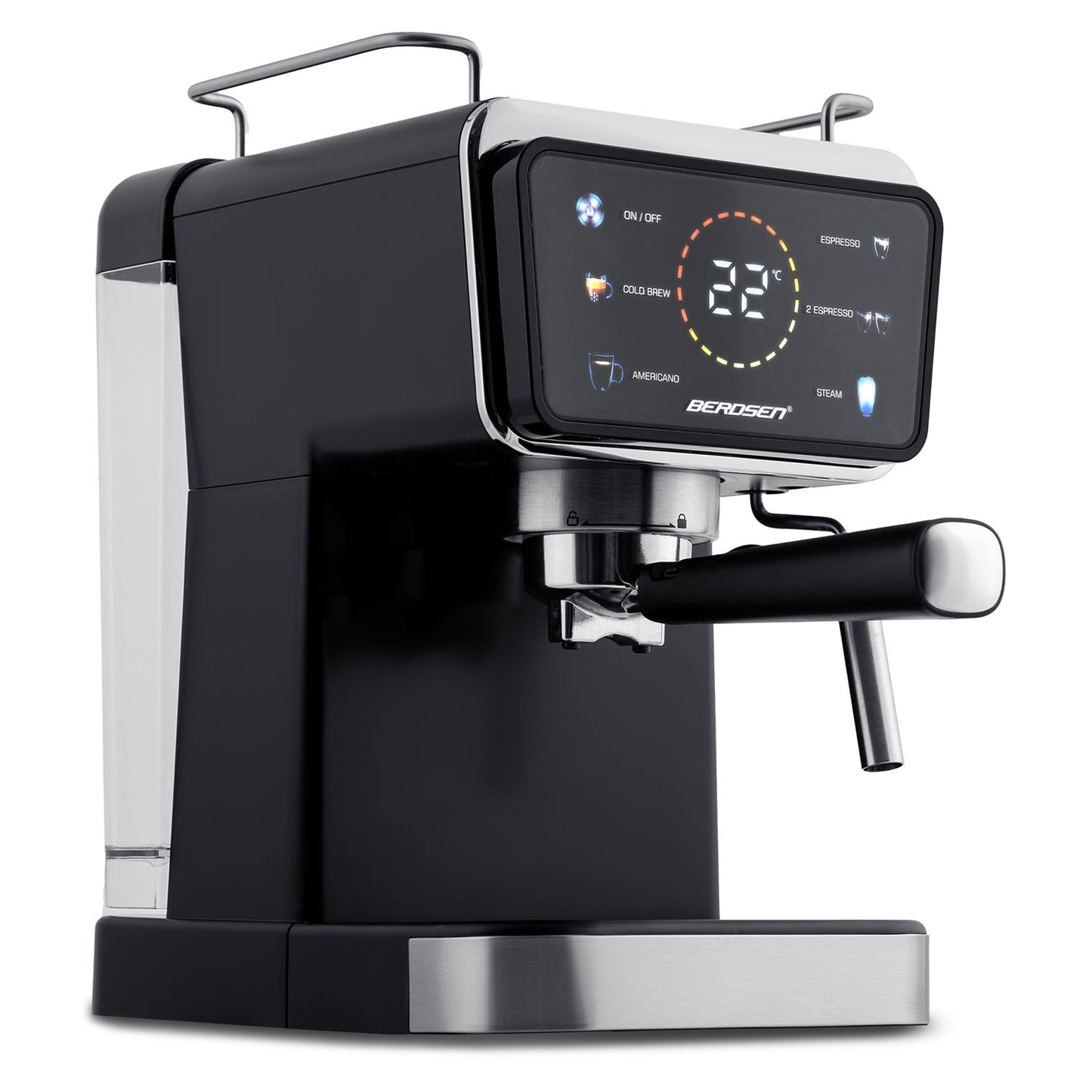 Berdsen BD-771 20 bar coffee machine, black