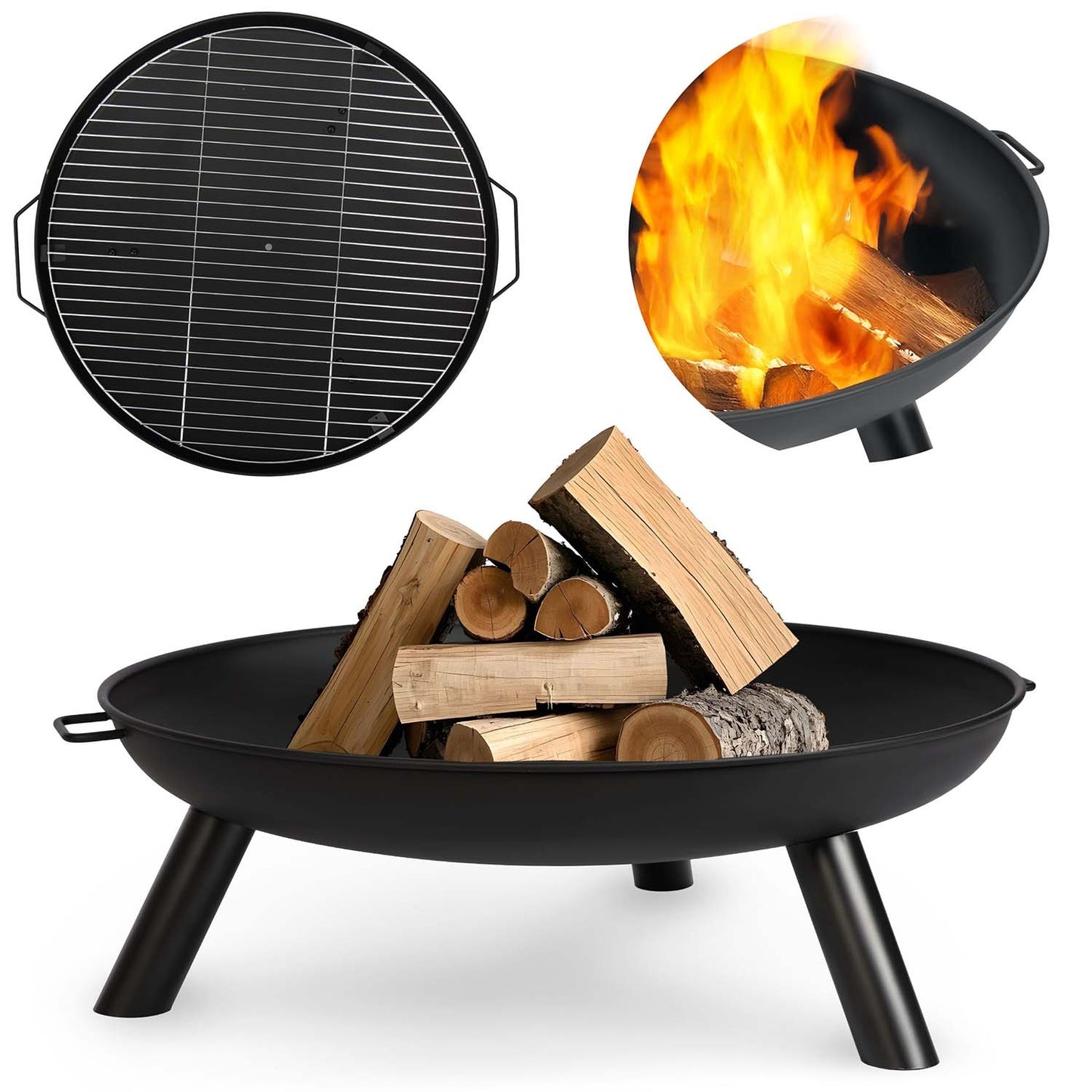 Berdsen BD-881 garden fireplace with a 60 cm grate