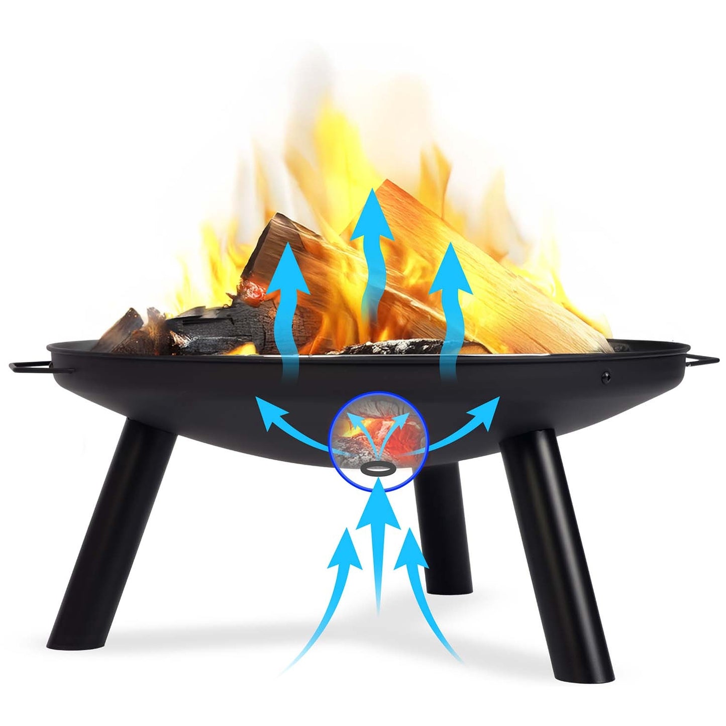 Berdsen BD-881 garden fireplace with a 60 cm grate
