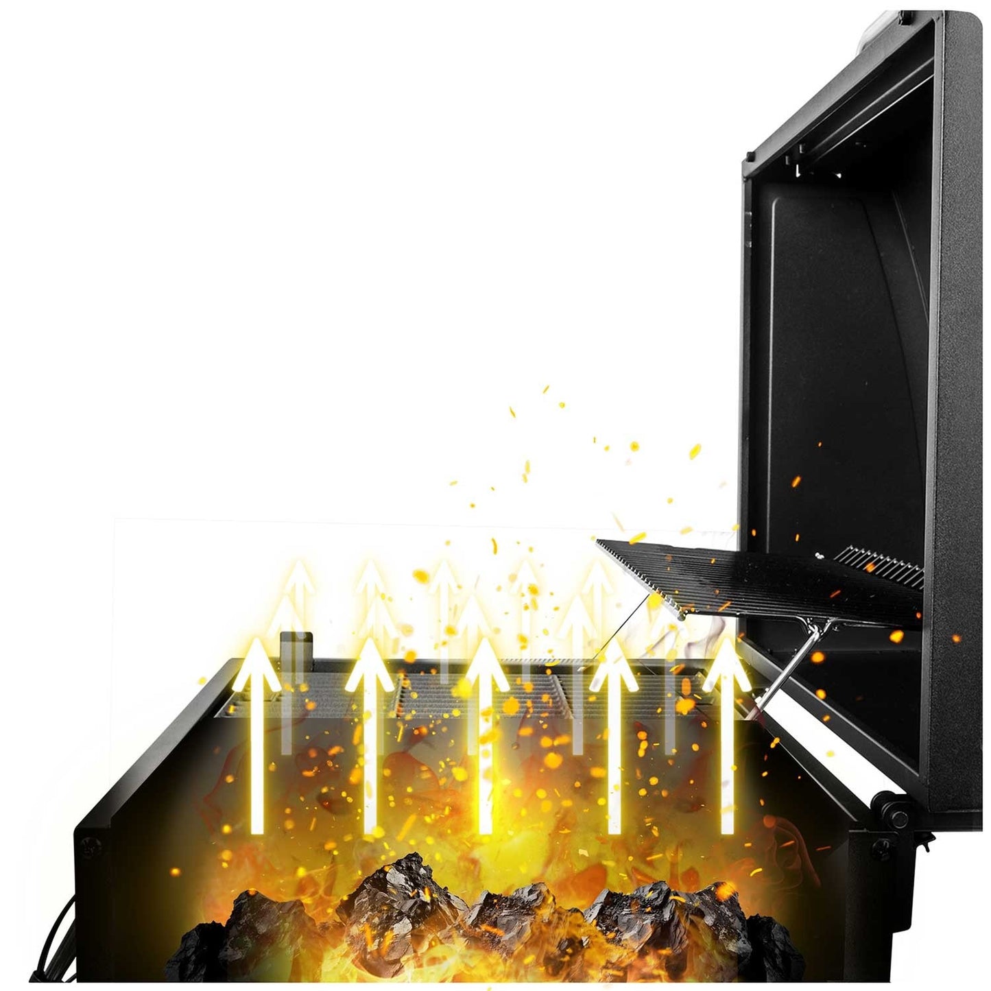 Berdsen BD-890 black charcoal grill