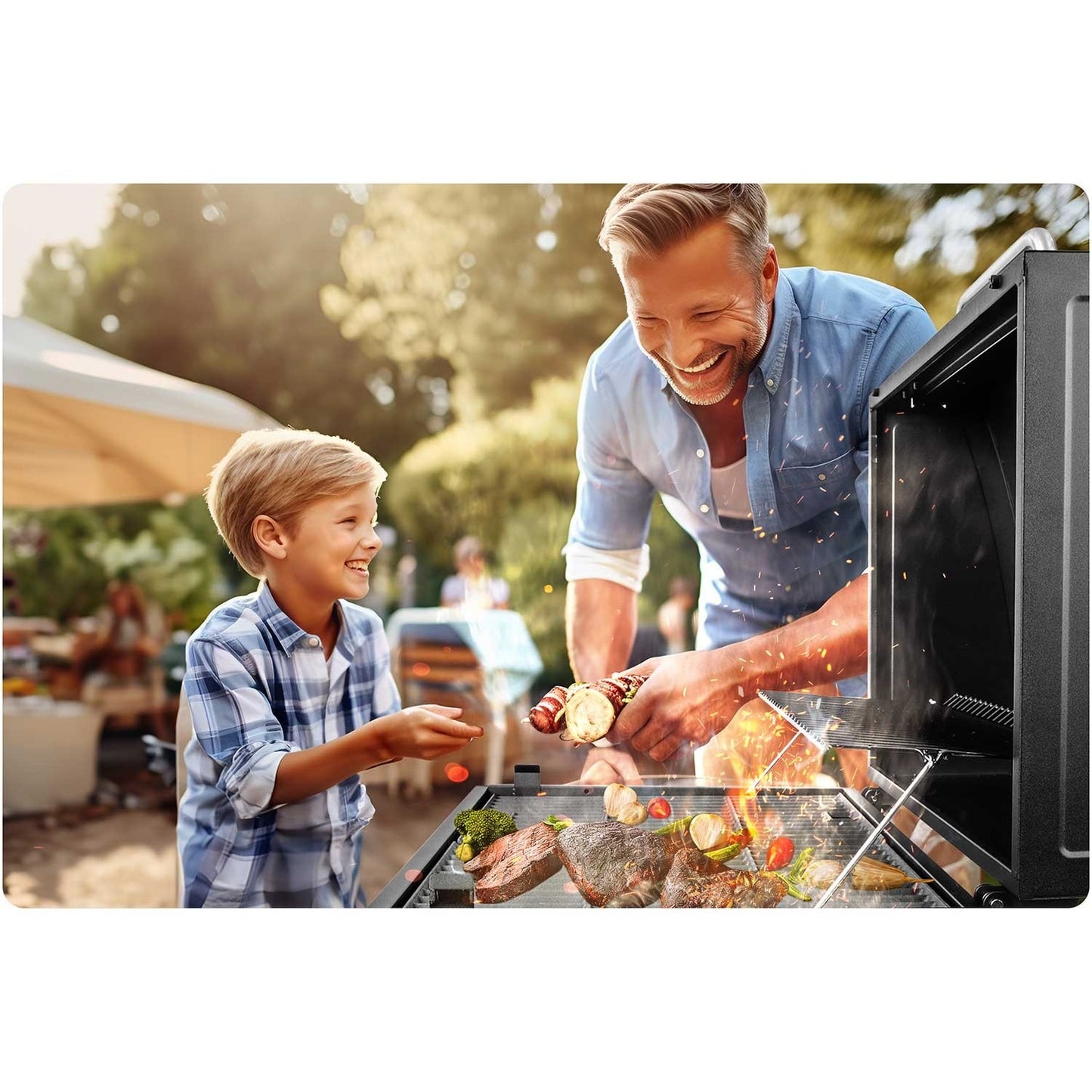 Berdsen BD-890 black charcoal grill