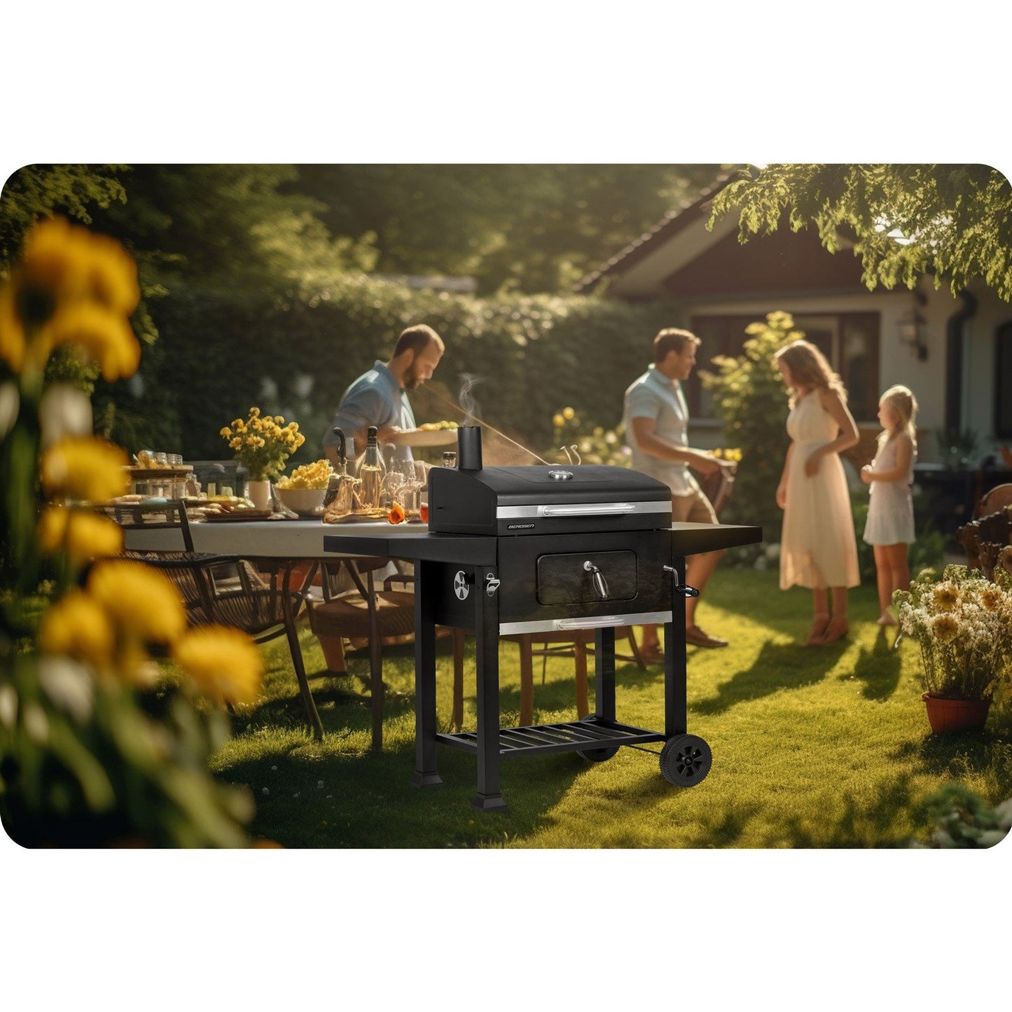 Berdsen BD-890 black charcoal grill