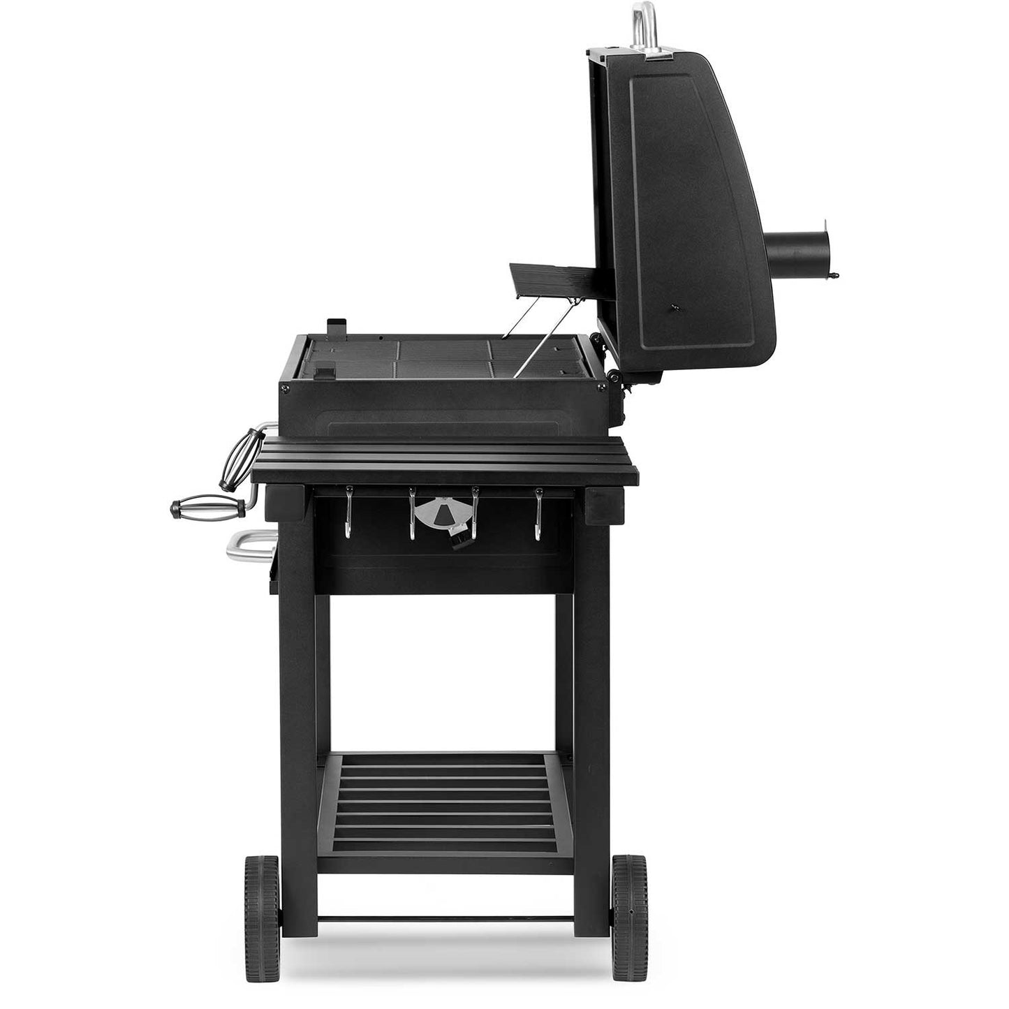 Berdsen BD-890 black charcoal grill with cover