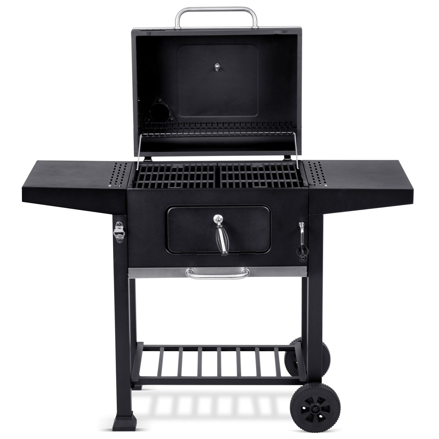 Berdsen BD-890 black charcoal grill with cover