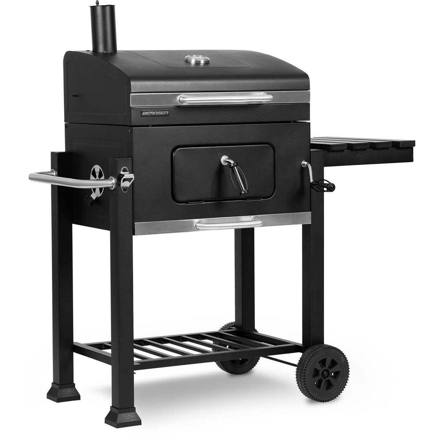 Berdsen BD-890 black charcoal grill with cover
