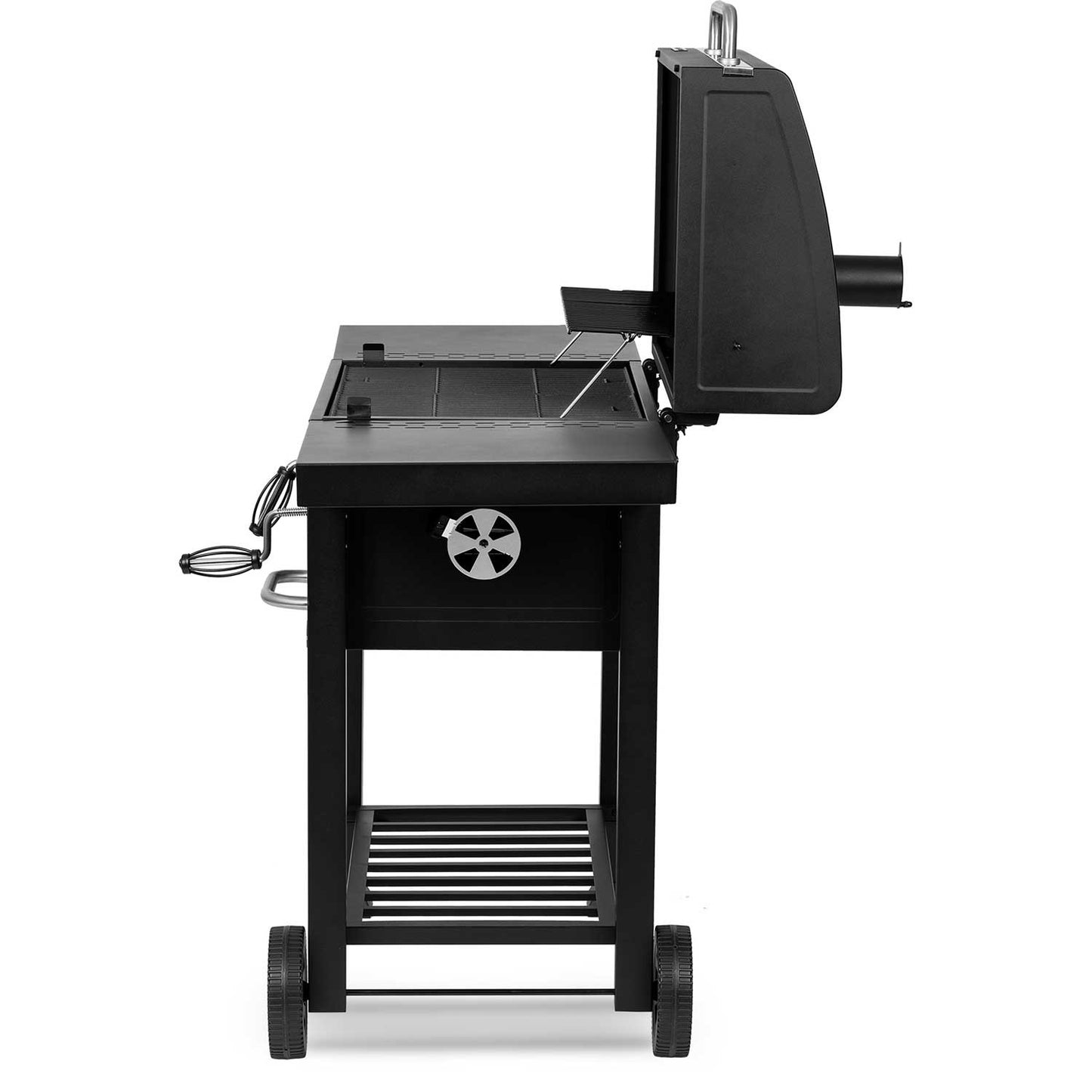 Berdsen BD-890 black charcoal grill with cover
