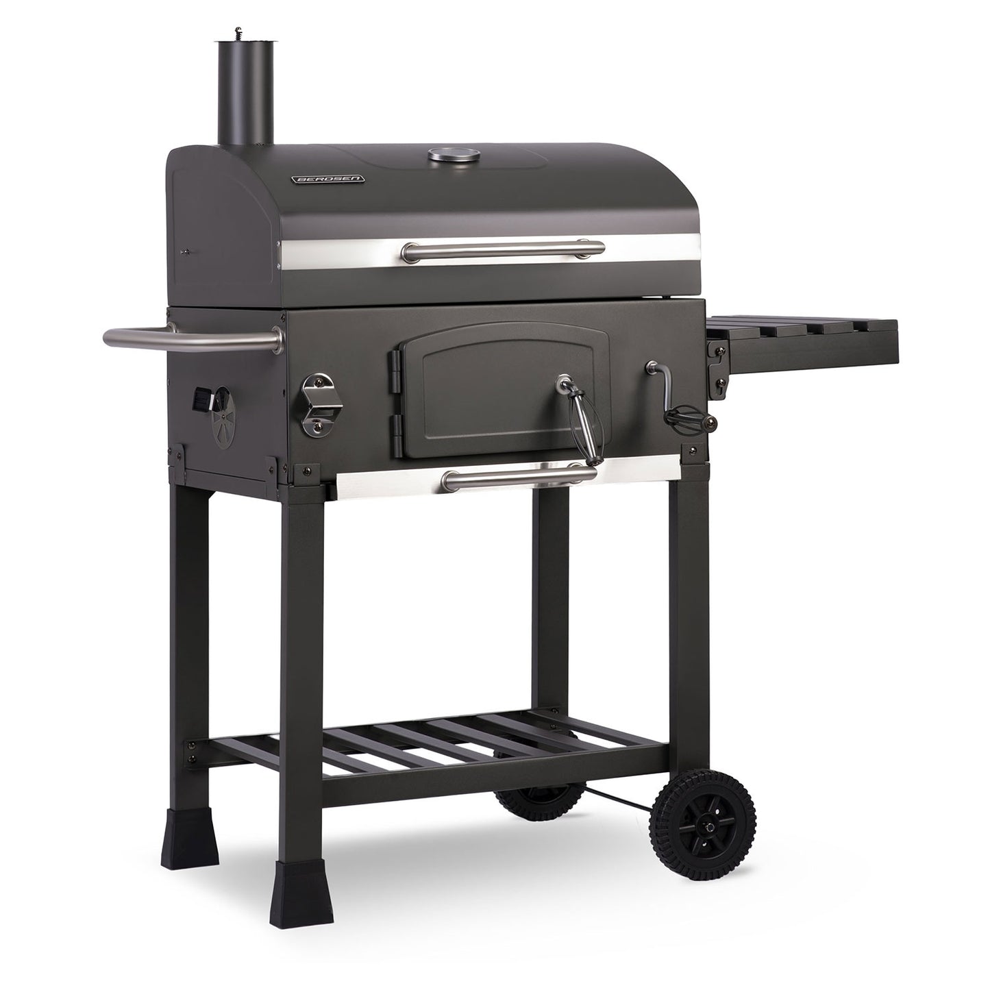 Berdsen BD-891 black charcoal grill with cover