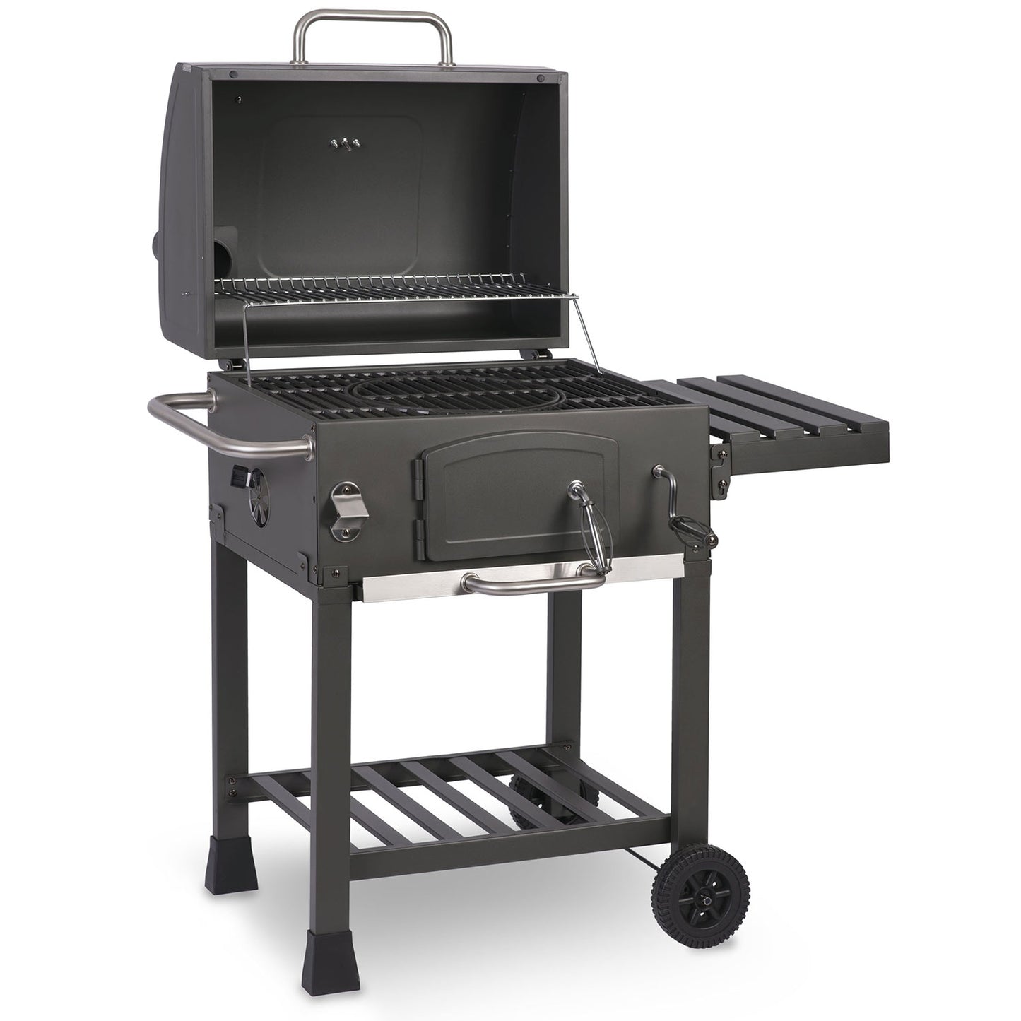 Berdsen BD-891 black charcoal grill with cover