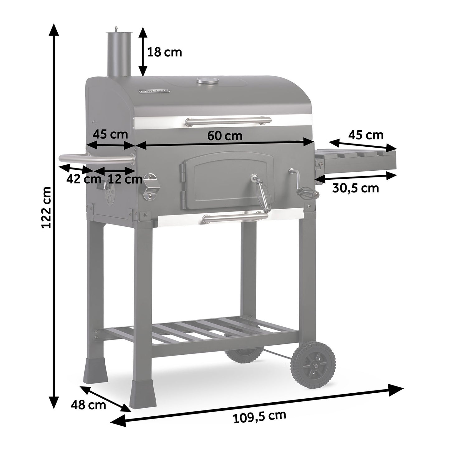 Berdsen BD-891 charcoal grill