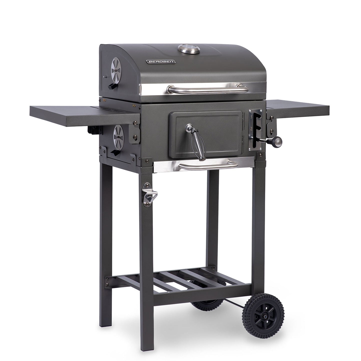 Berdsen BD-892 black charcoal grill with cover