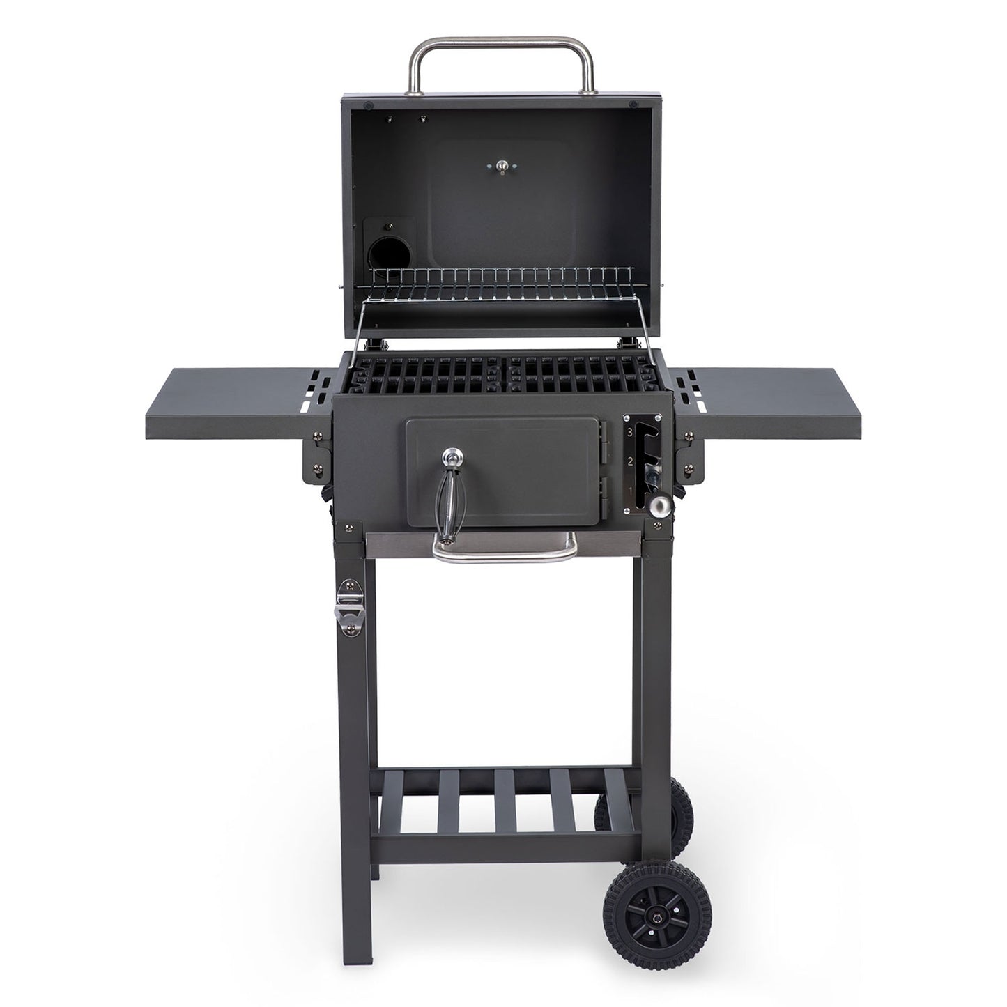 Berdsen BD-892 black charcoal grill with cover