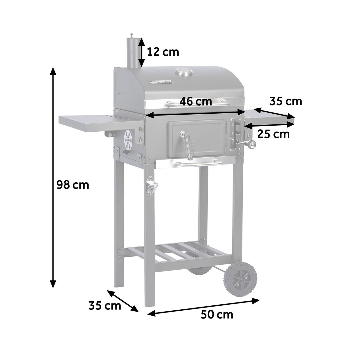 Berdsen BD-892 charcoal grill