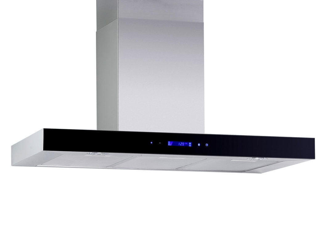 Berdsen BN-KE3 INOX chimney kitchen hood + glass