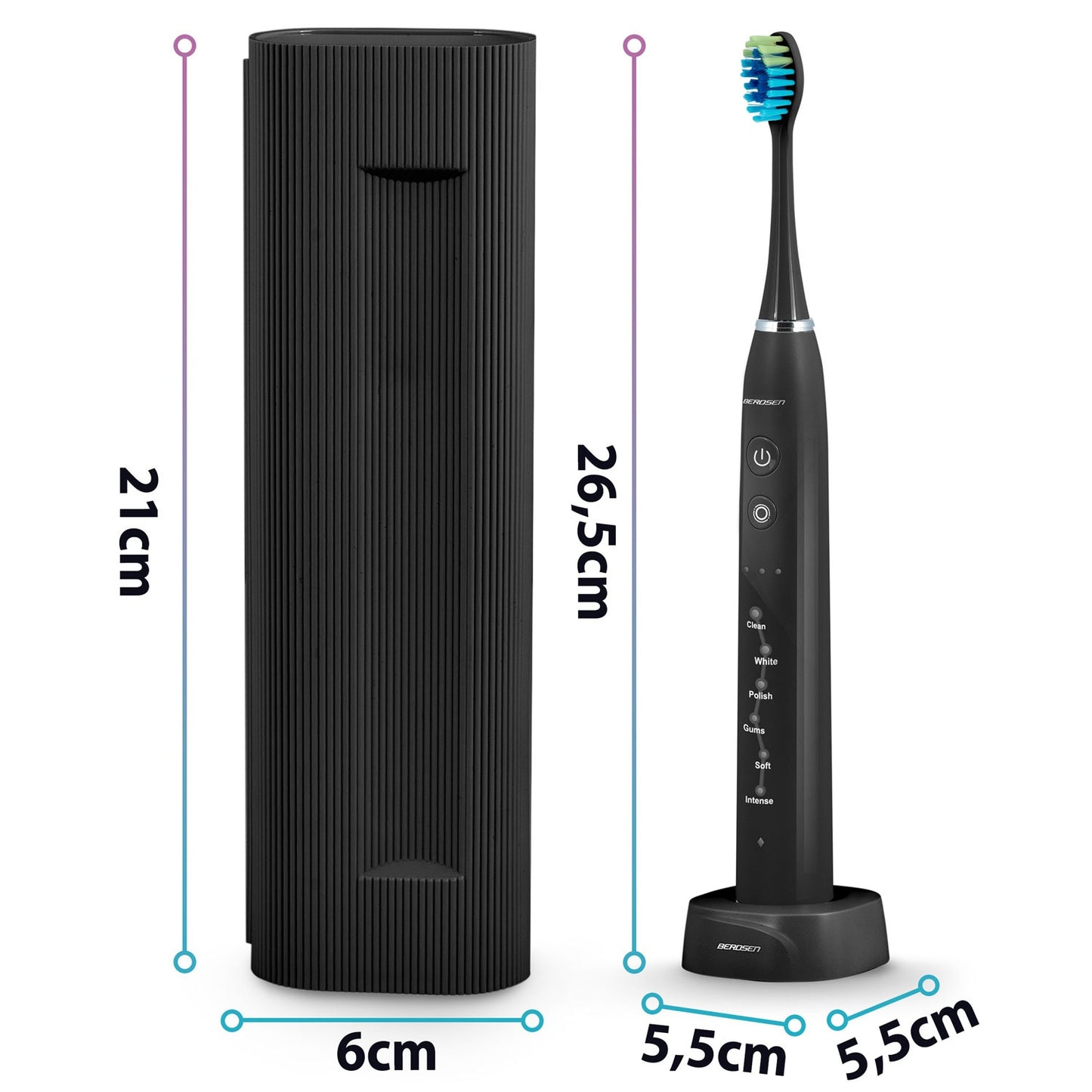 Berdsen Galaxy Duo sonic toothbrush set of 2