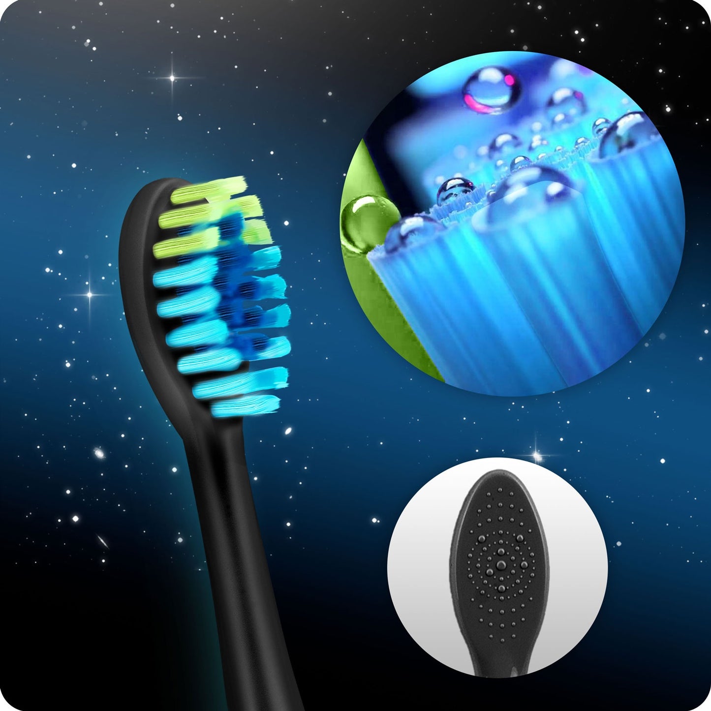 Berdsen Galaxy sonic toothbrush, black