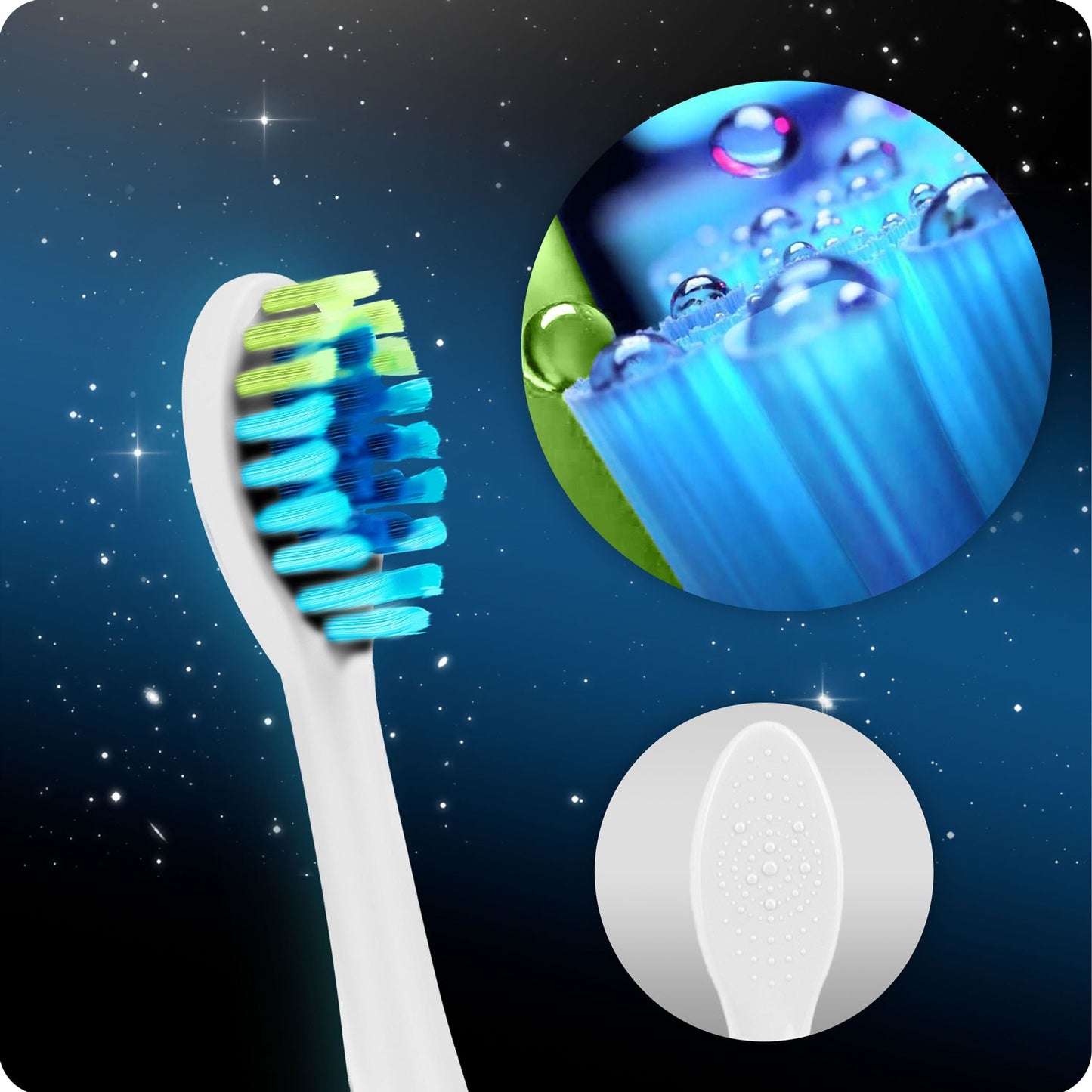 Berdsen Galaxy sonic toothbrush white