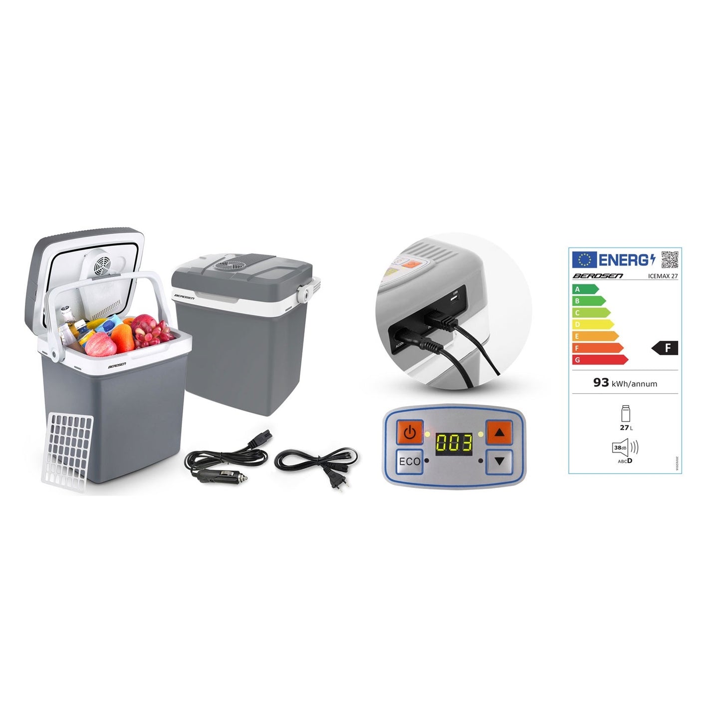 Berdsen Icemax 26L Portable Cooler with ECO mode
